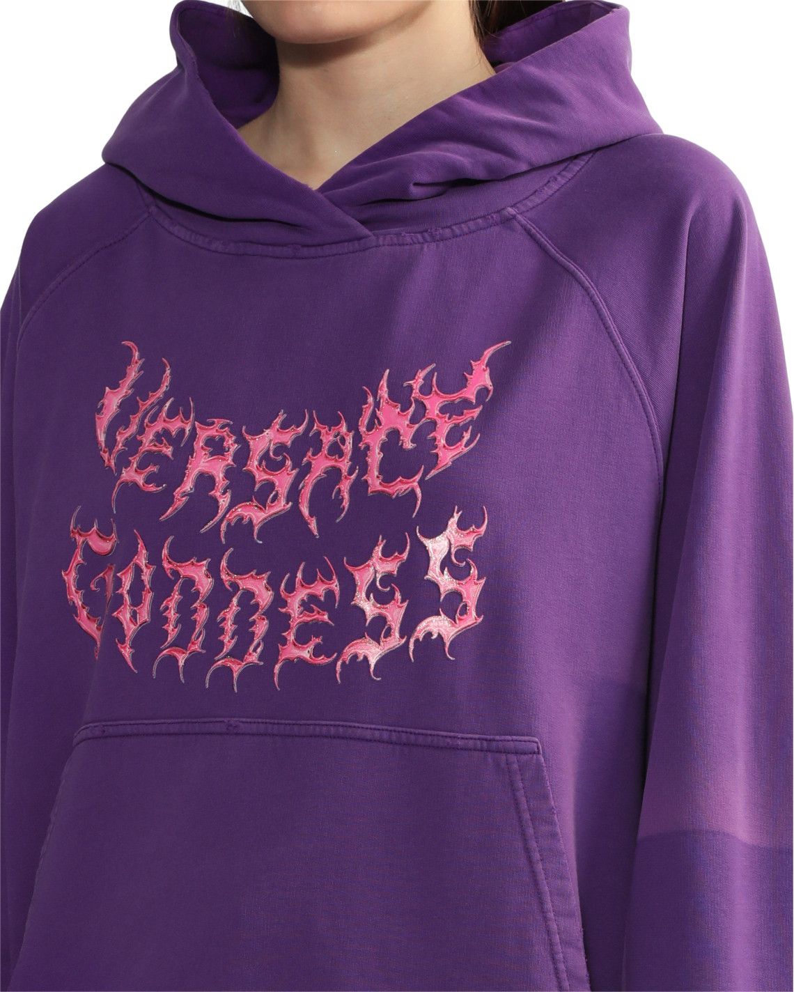 Versace o1y0226 Hoodie in Purple Size L / US 10 / IT 46 - 5 Thumbnail
