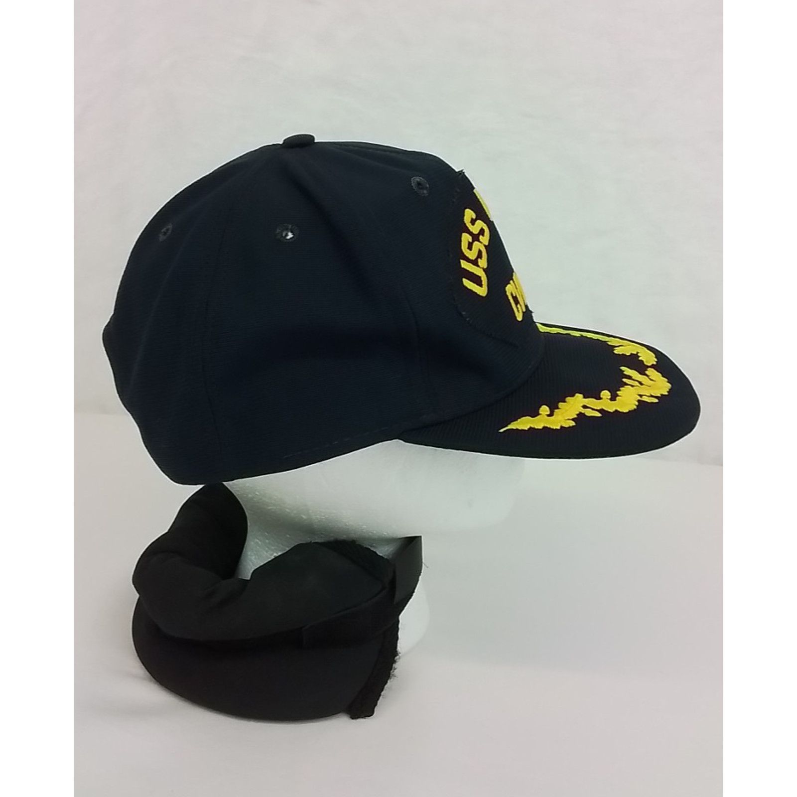New Era USS Nimitz CVN-68 Snap-Back Hat Navy Gold Leaves Embroidery Size ONE SIZE - 3 Thumbnail
