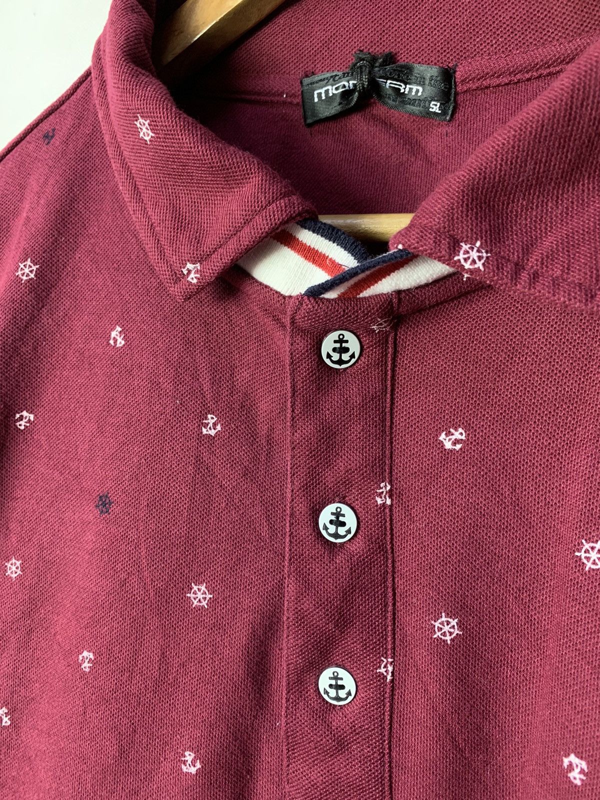 Japanese Brand 🔥Fullprint Sailing Motives Polo Collar Tee Size US XXL / EU 58 / 5 - 3 Thumbnail
