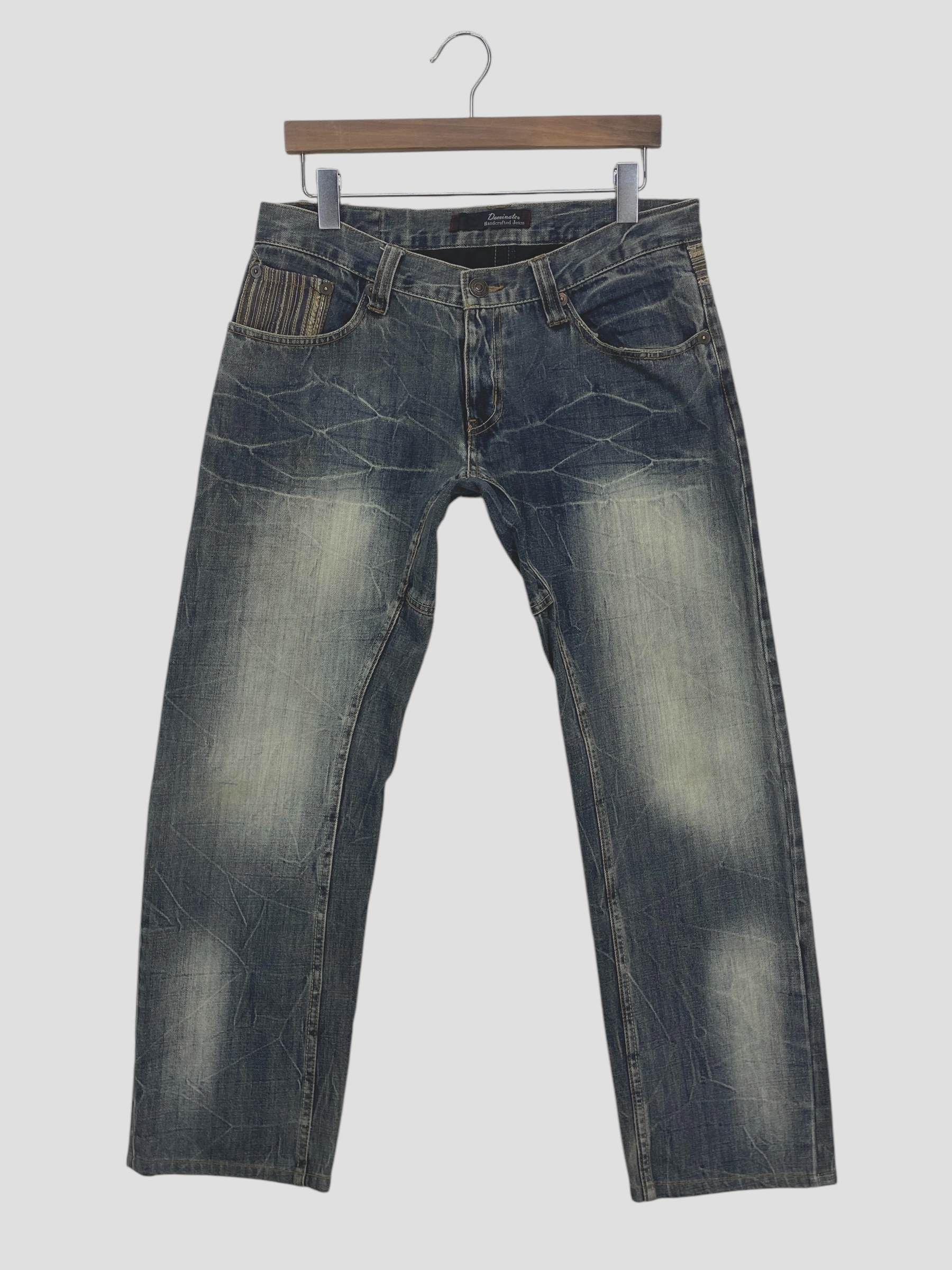 Japanese Brand Dominates Jeans Aztec Trimming Jeans Japanese Jeans Size US 32 / EU 48 - 2 Thumbnail