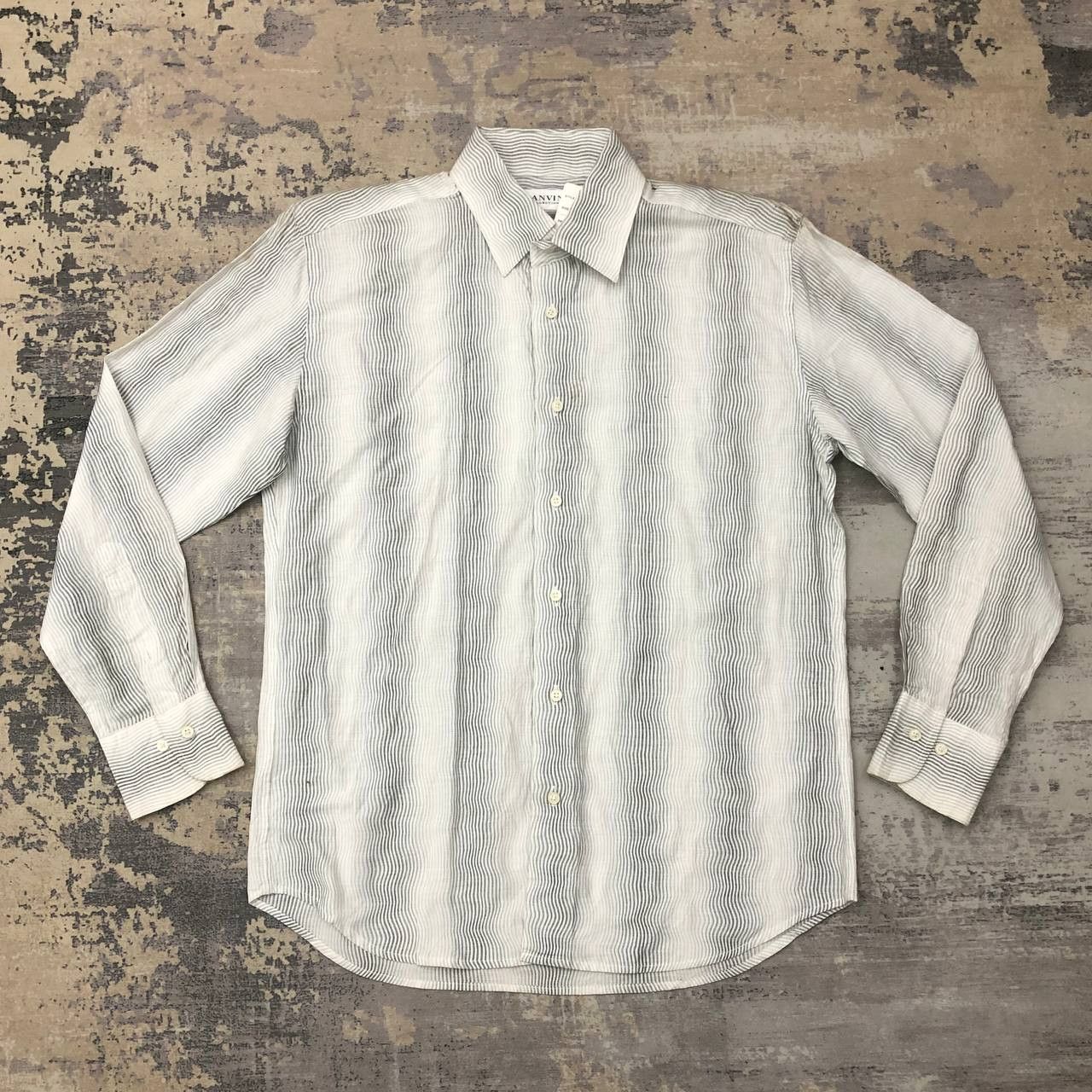 Lanvin T483 LANVIN STRIPPED SHIRTS Size US M / EU 48-50 / 2 - 1 Thumbnail