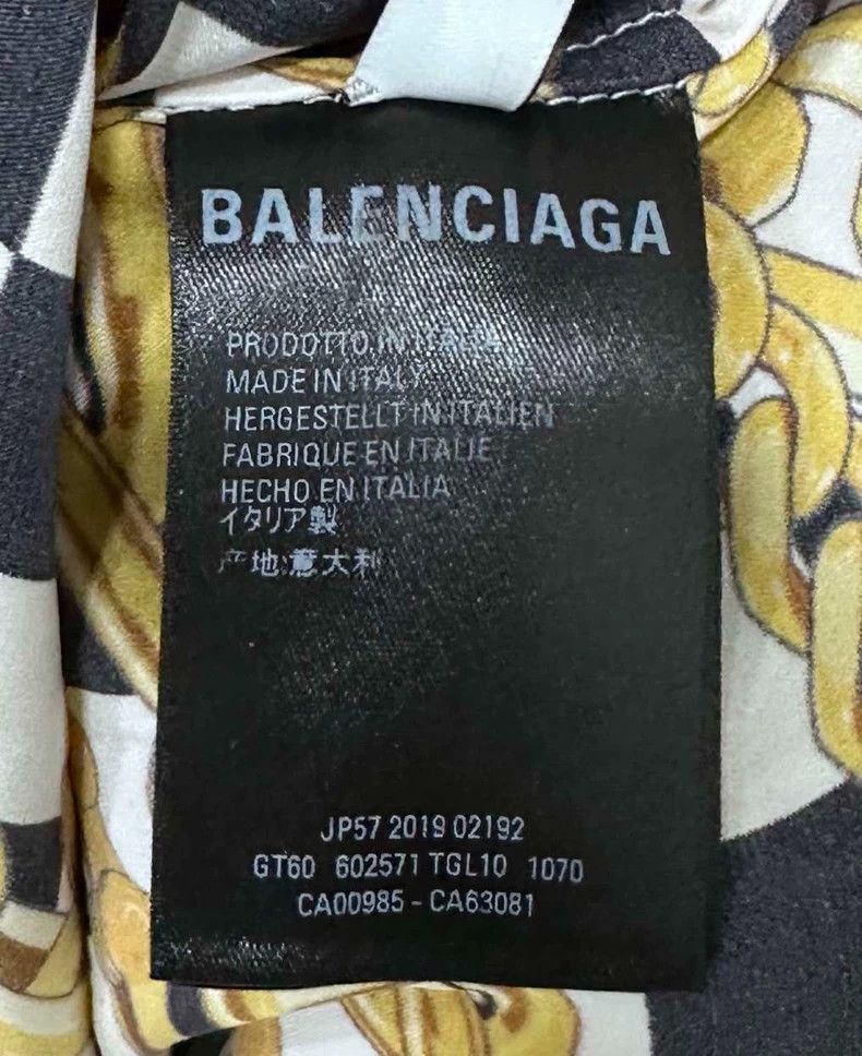 Balenciaga Balenciaga size 34 Chain silk ribbon shirt Size XS / US 0-2 / IT 36-38 - 5 Thumbnail