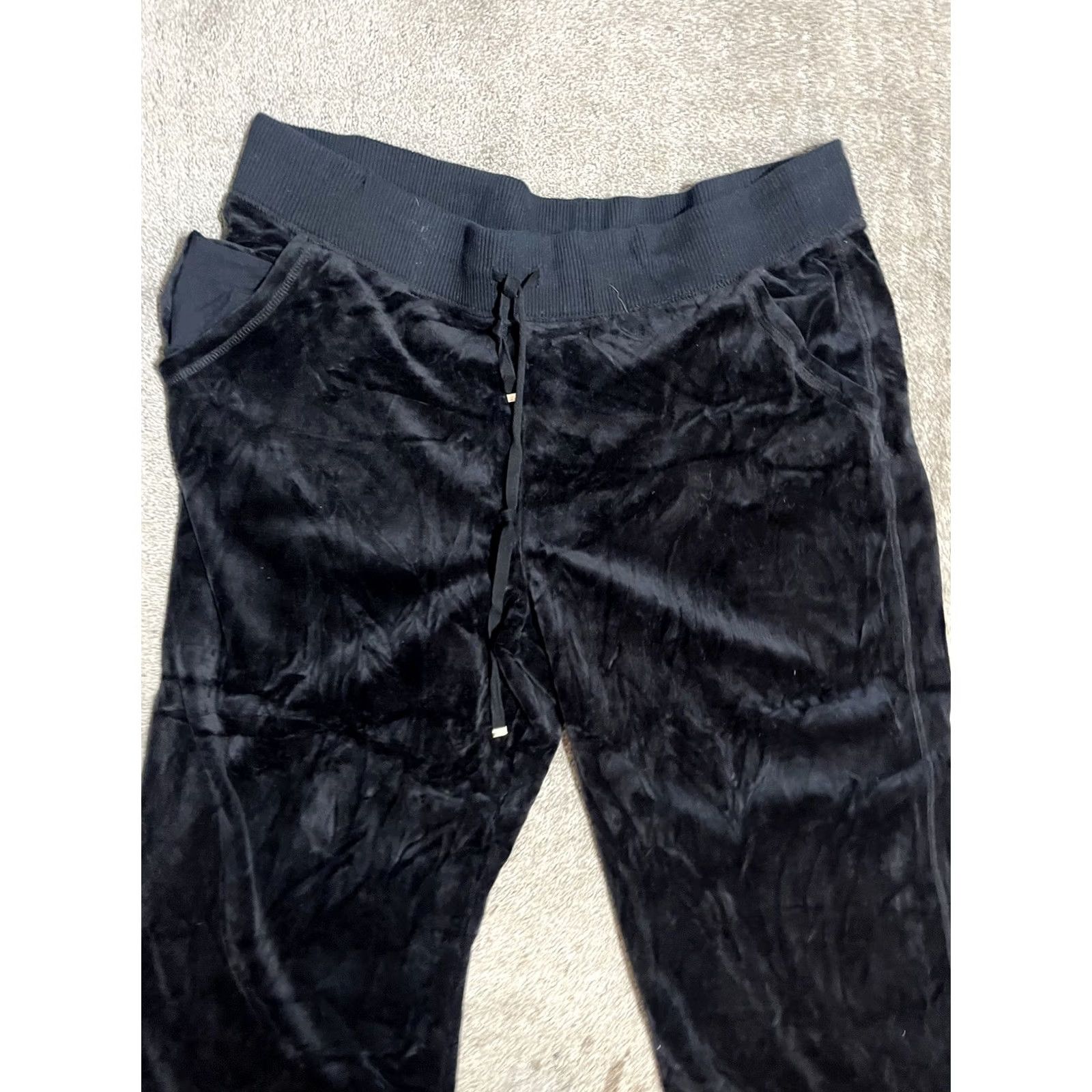 Jones New York Jones New York Pants Womens 2XL Black Sport Velour Size Size 40" / US 18 - 2 Thumbnail