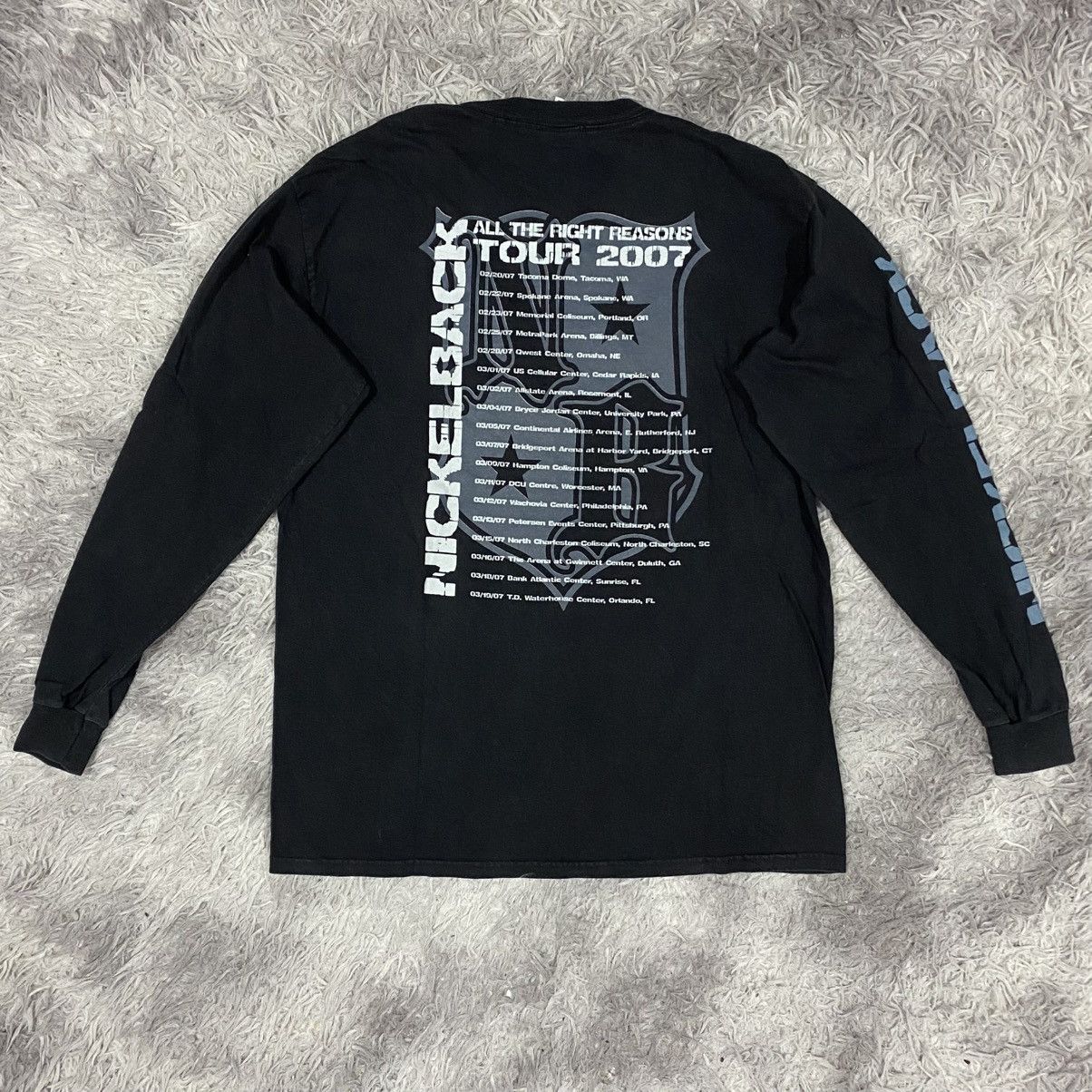Band Tees × Delta × Vintage Vintage Y2K rock band nickelback line up tour 2007 Size US L / EU 52-54 / 3 - 2 Thumbnail