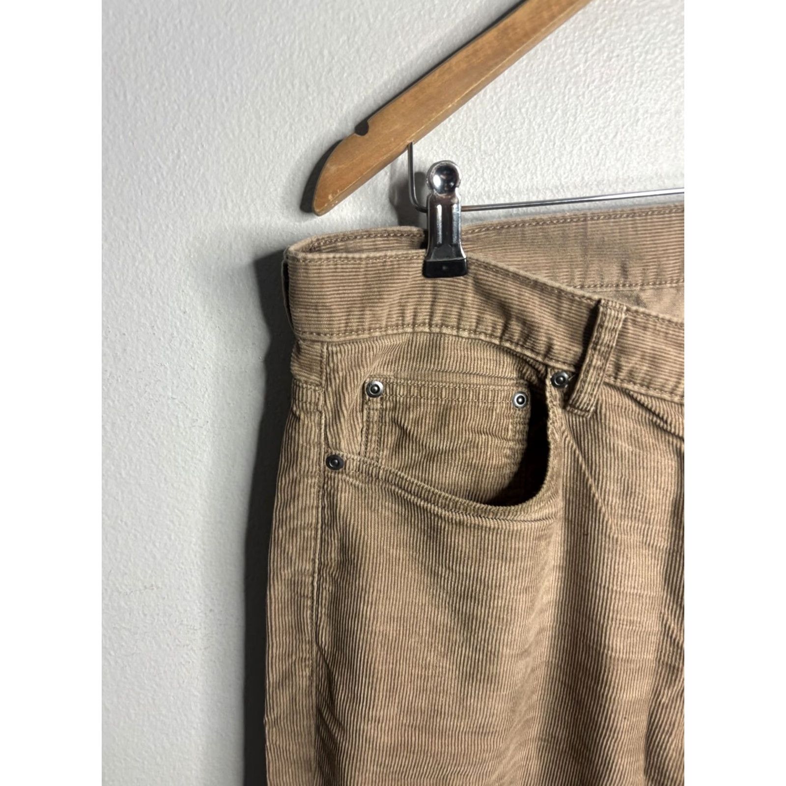 J.Crew J.Crew Pants Mens 34x32 Beige Corduroy 770 Straight 5-Pocket Casual Cords Pants Shirt? Size US 34 / EU 50 - 4 Thumbnail