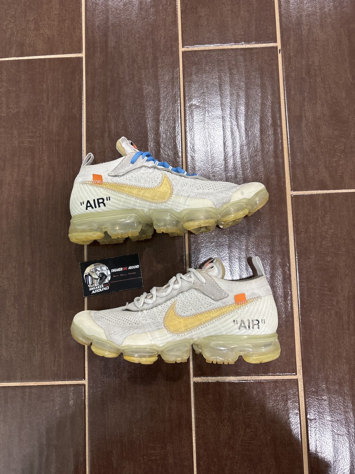 USED Off-White x Nike Vapormax 'White' Size