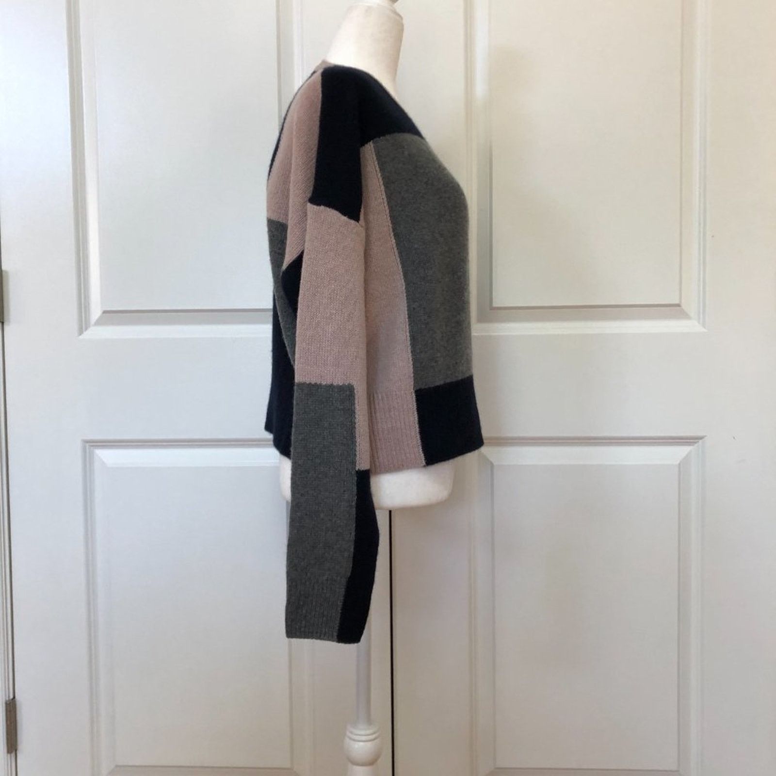 360Cashmere Saharah Color Block Cashmere Sweater 360 Cashmere Size S / US 4 / IT 40 - 3 Thumbnail