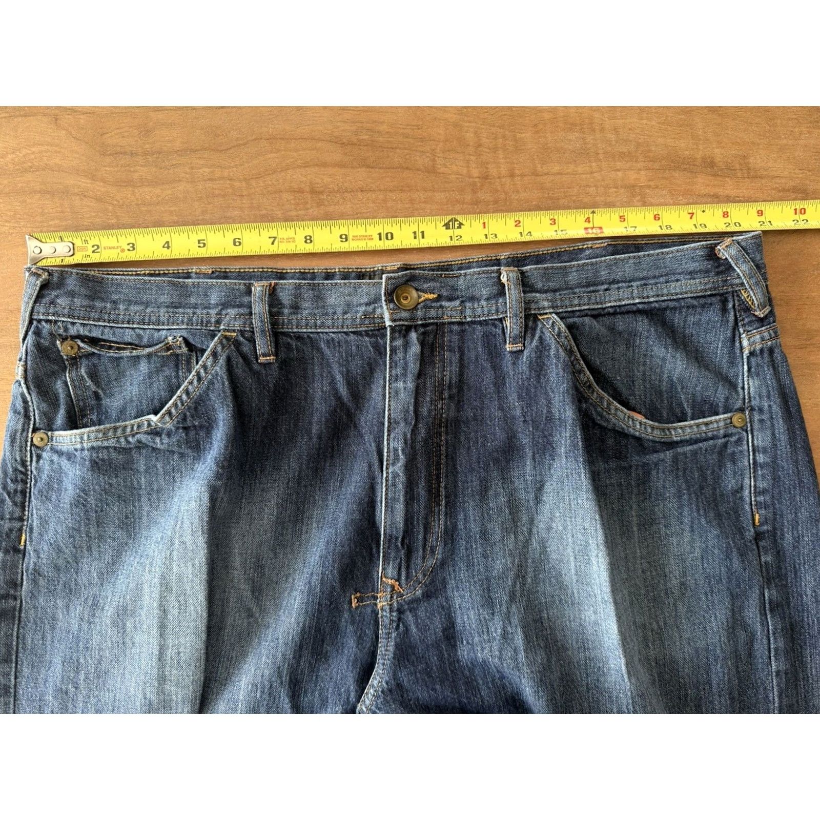 Sean John Y2K Sean John Jeans Men 40x34 Baggy Hip Hop Logo Embroidered Blue Denim 90s City Grunge Retro Logo Jeans Mens Size US 40 / EU 56 - 5 Thumbnail