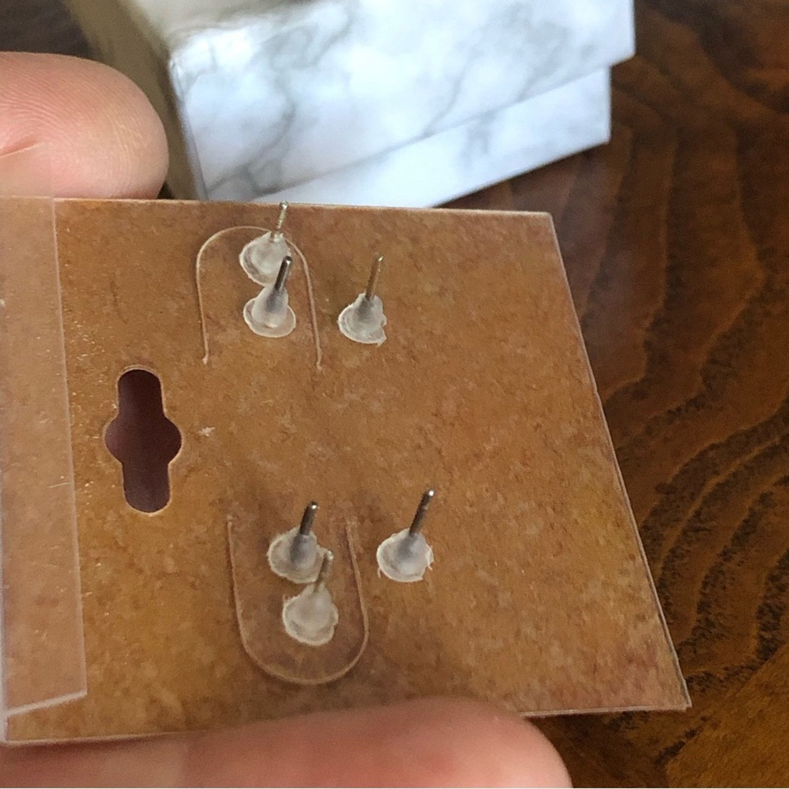 Vintage Set of three pairs of heart fashion post earrings Size ONE SIZE - 4 Thumbnail
