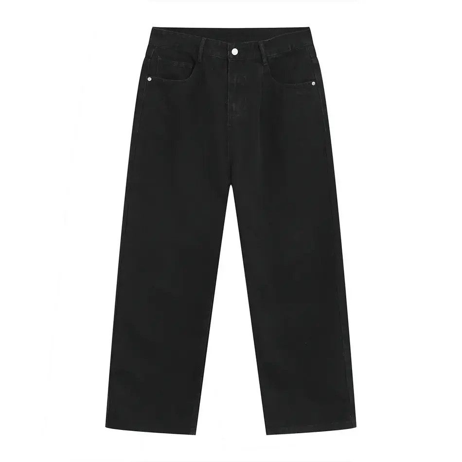 Japanese Brand Retro loose straight leg jeans Size US 32 / EU 48 - 6 Thumbnail