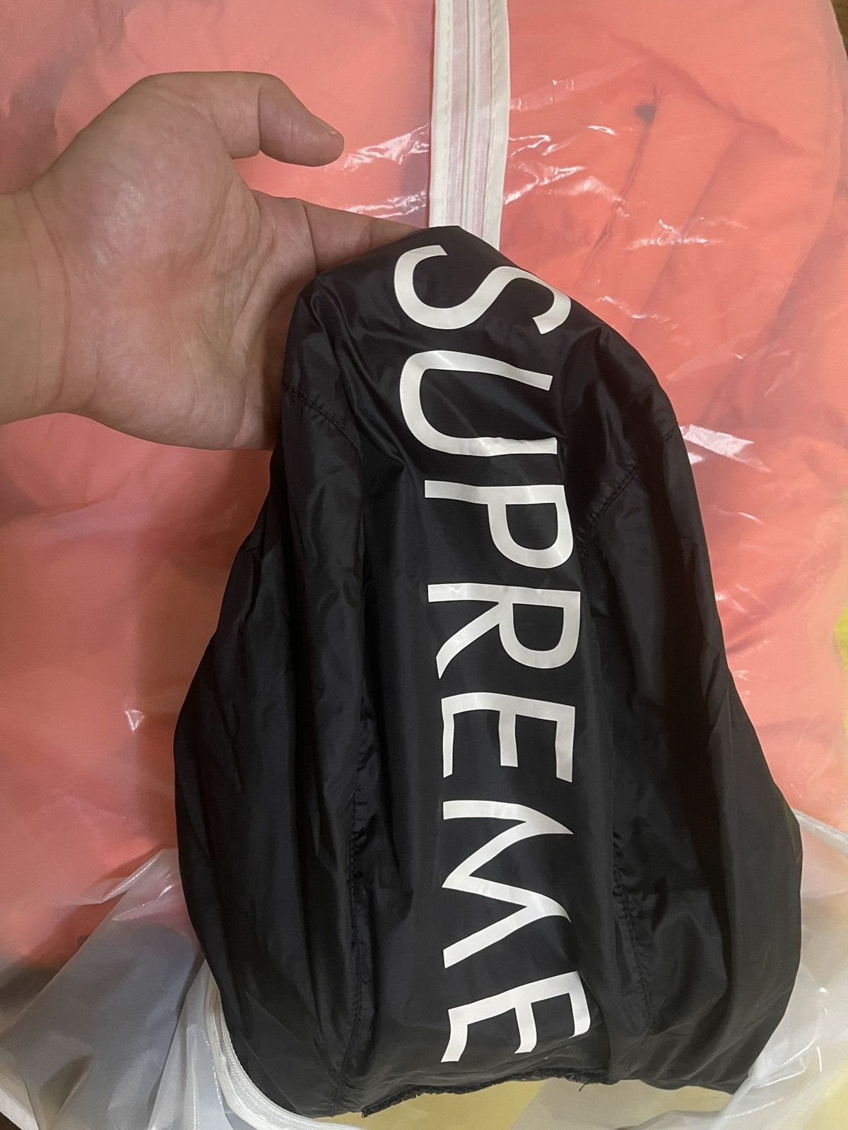 Supreme × The North Face Supreme tnf the north face leaves orange nuptse Jacket Size US M / EU 48-50 / 2 - 8 Thumbnail