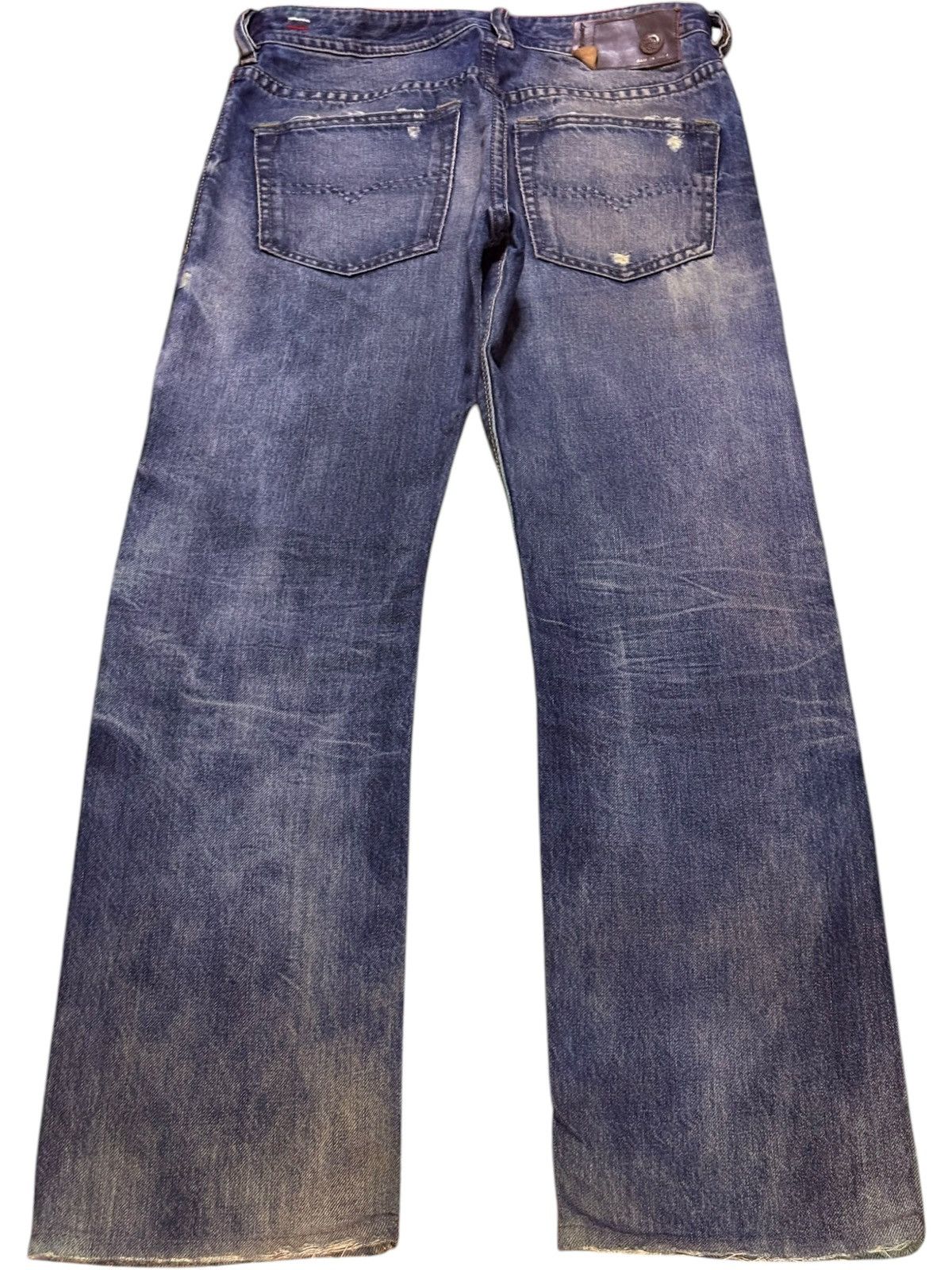 Diesel Vintage Diesel Buster Button Fly Mud Wash Distressed Jeans Size US 29 - 2 Thumbnail