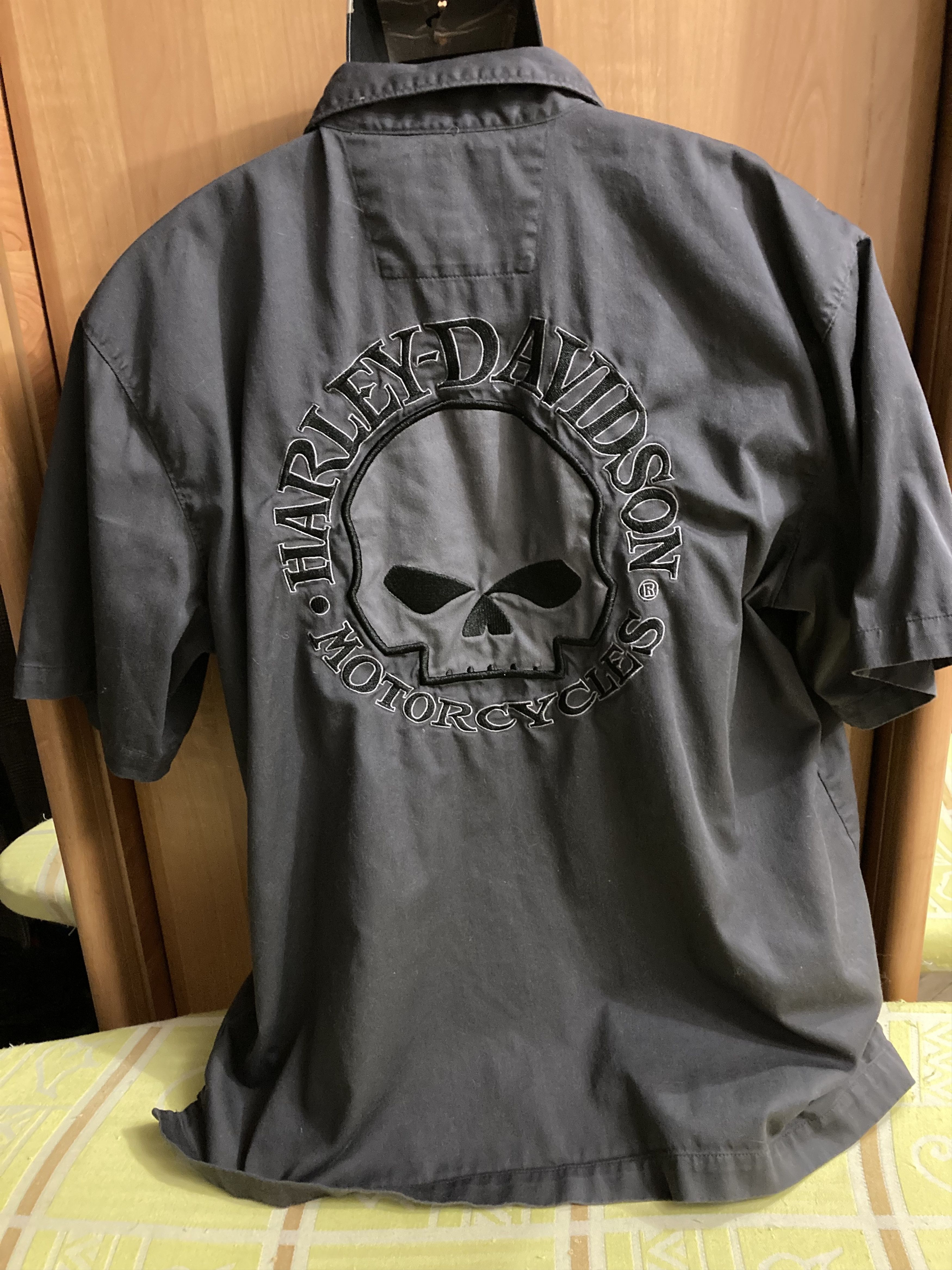 Harley Davidson Harley Davidson Skull 2012 Shirt embroidered Big logo Size US XL / EU 56 / 4 - 10 Thumbnail
