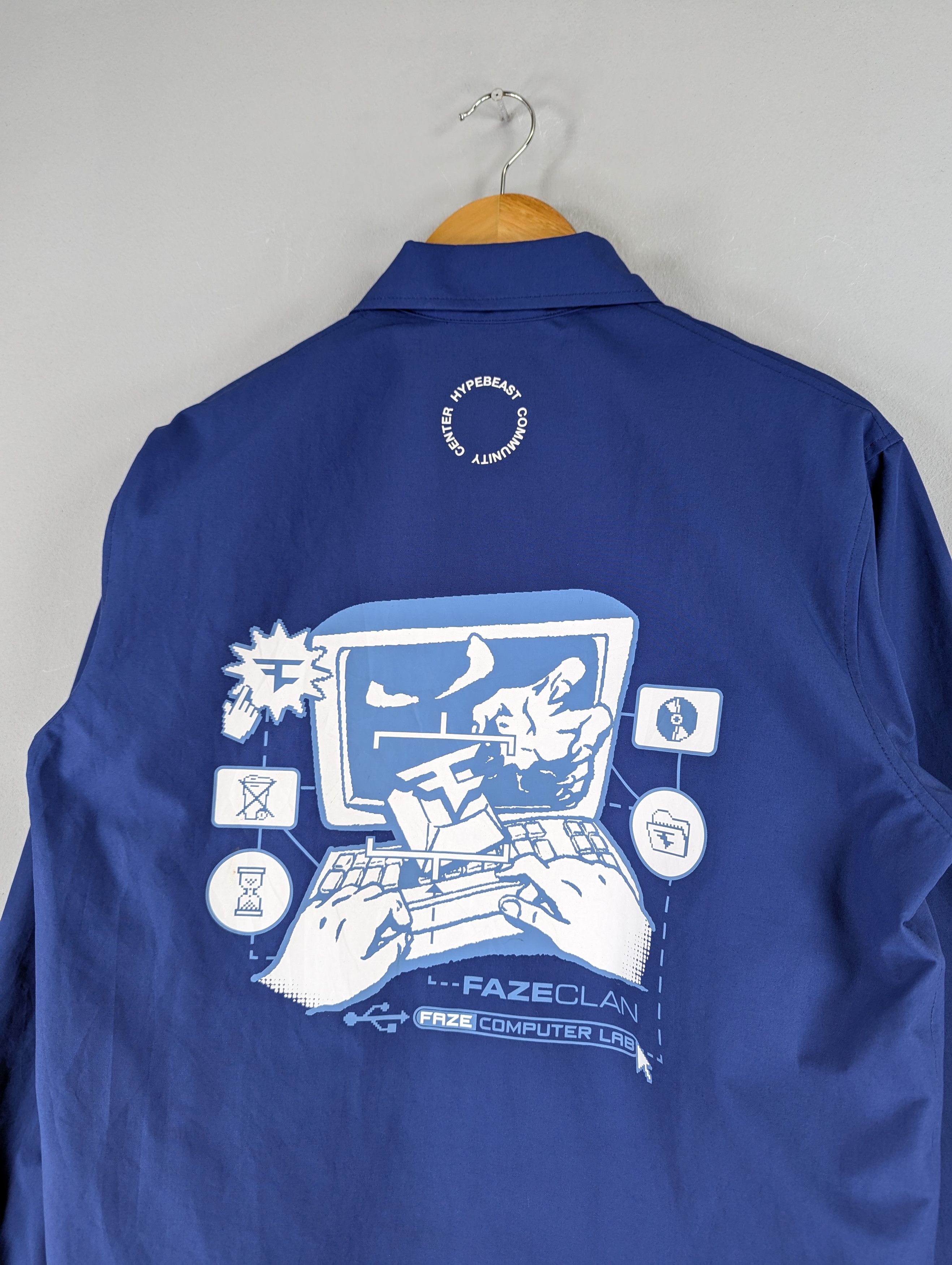 Uniqlo Uniqlo Faze Clan Computer Lab Coach Jacket Size S Size US S / EU 44-46 / 1 - 2 Thumbnail
