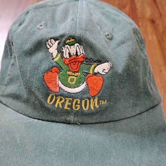 Other Vintage 90s Oregon Ducks Strap Hat Cap Size ONE SIZE - 2 Thumbnail