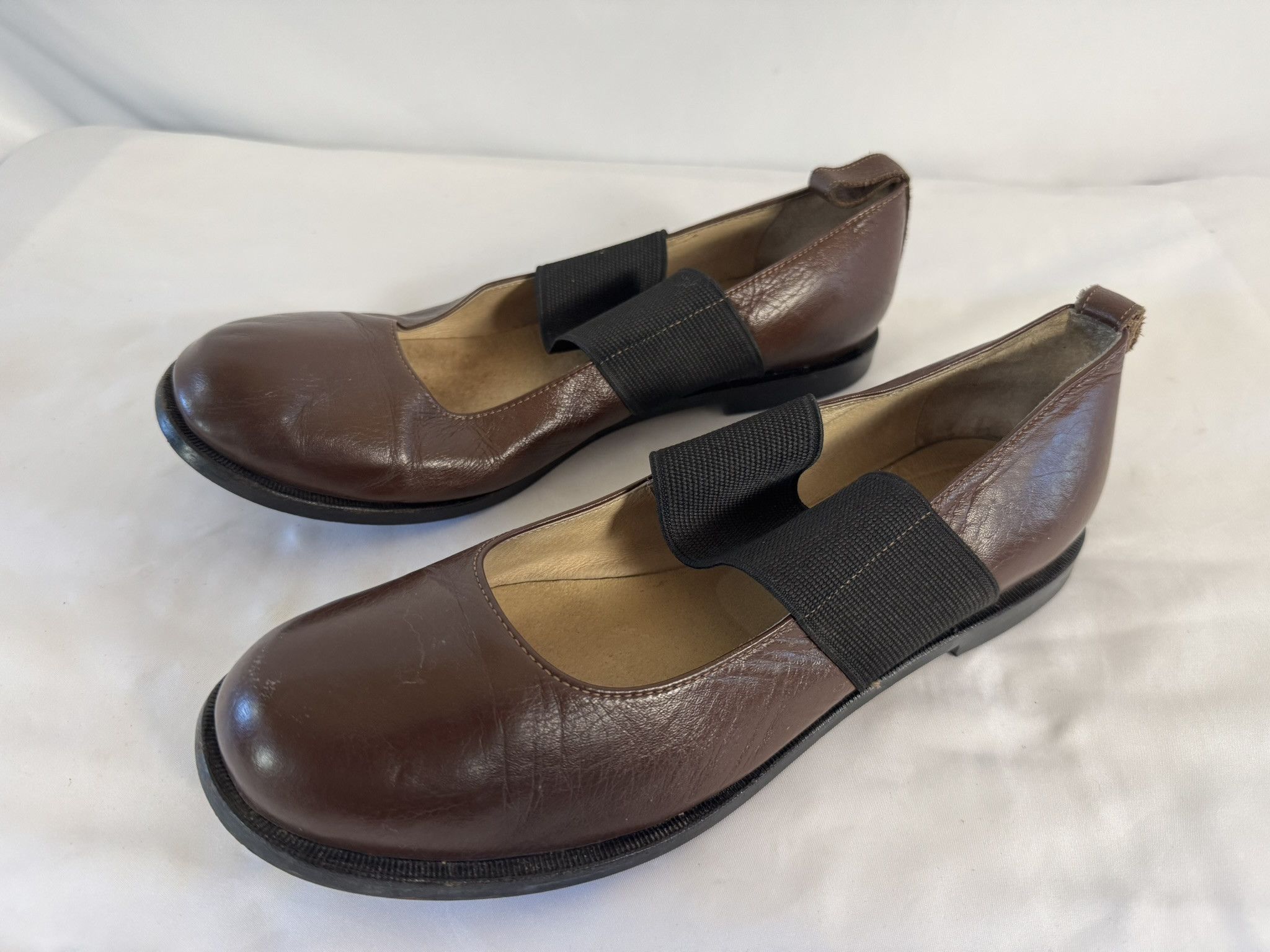 Comme des Garcons Comme des Garçons Elastic Strap Leather Mary Jane Shoes Size US 7.5 / IT 37.5 - 5 Thumbnail