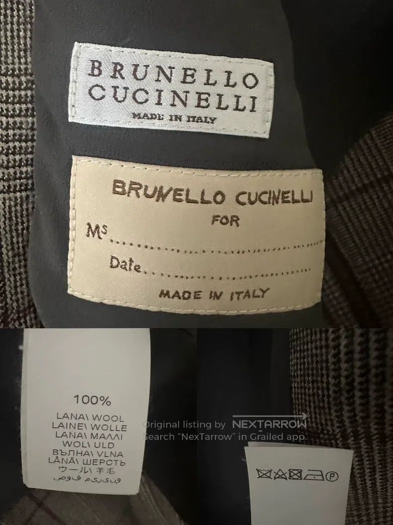 Brunello Cucinelli Brunello Cucinelli Wool Blazer Size S / US 4 / IT 40 - 5 Thumbnail