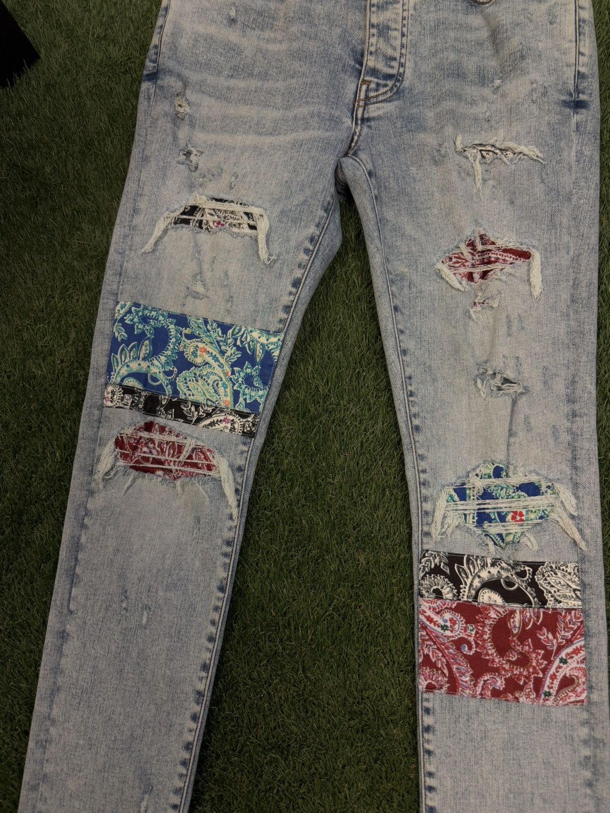 Amiri Amiri Jeans Colorful Patch Pants Size 31 Clean Condition 🧼 Size US 31 - 8 Thumbnail