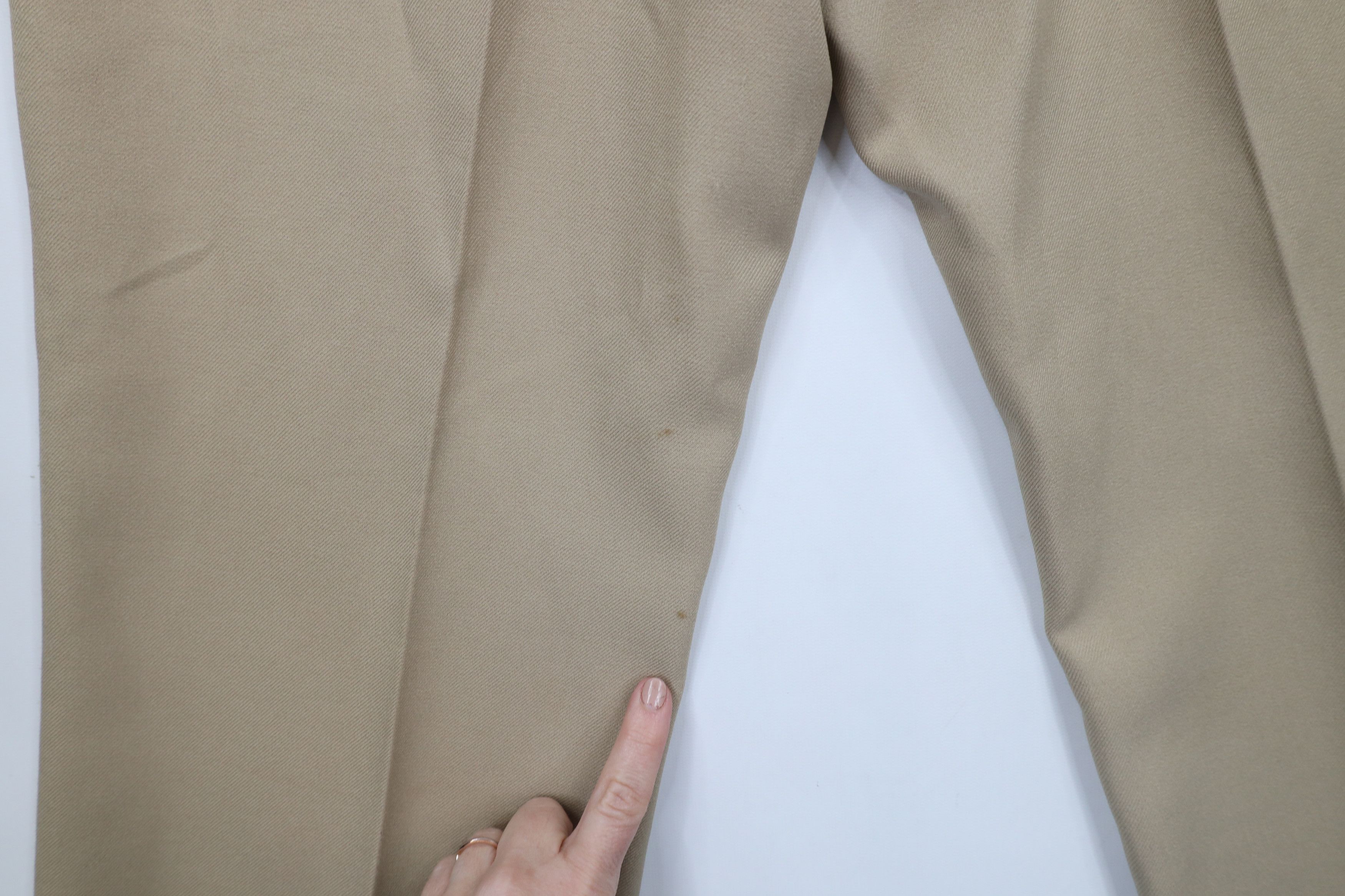 Levi's × Vintage Vintage 70s Levis Knit Wide Leg Bell Bottoms Chino Pants USA Size US 34 / EU 50 - 7 Thumbnail