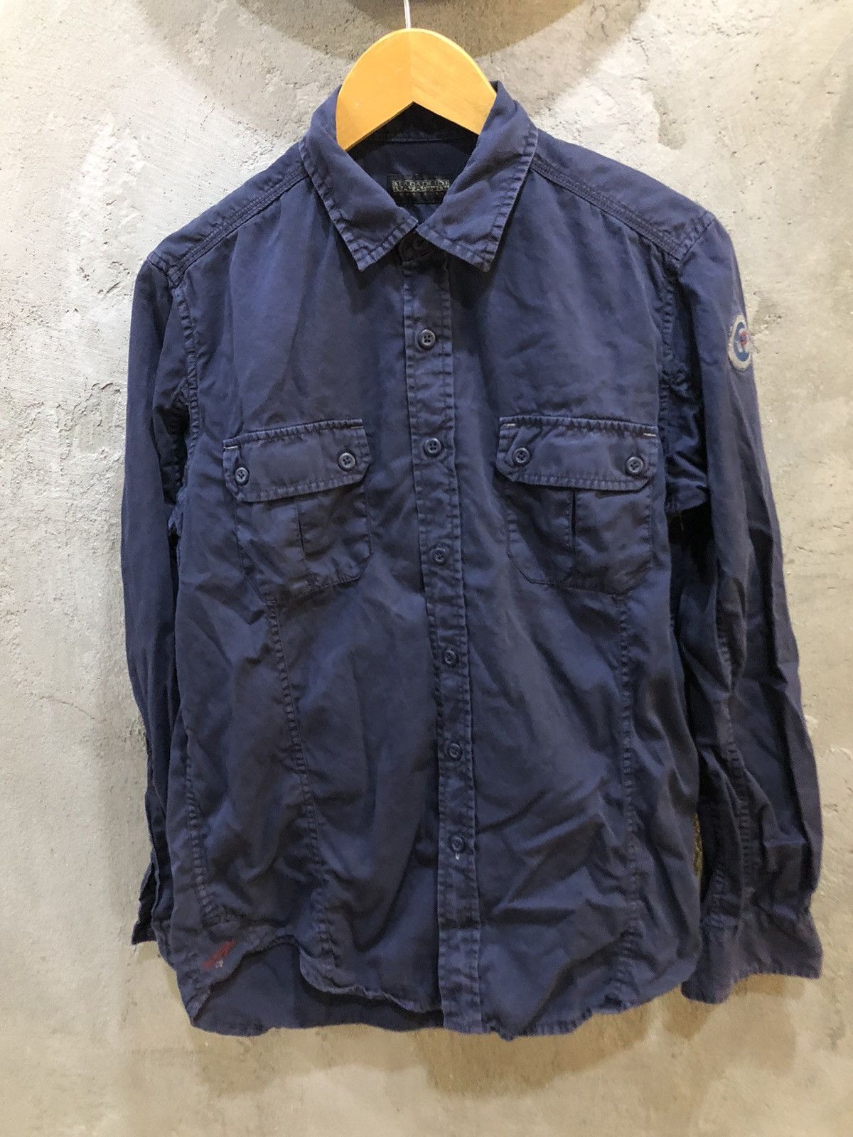 Napapijri Napapijri Geographic Double Button Pocket L/S Button Up Size US M / EU 48-50 / 2 - 1 Thumbnail