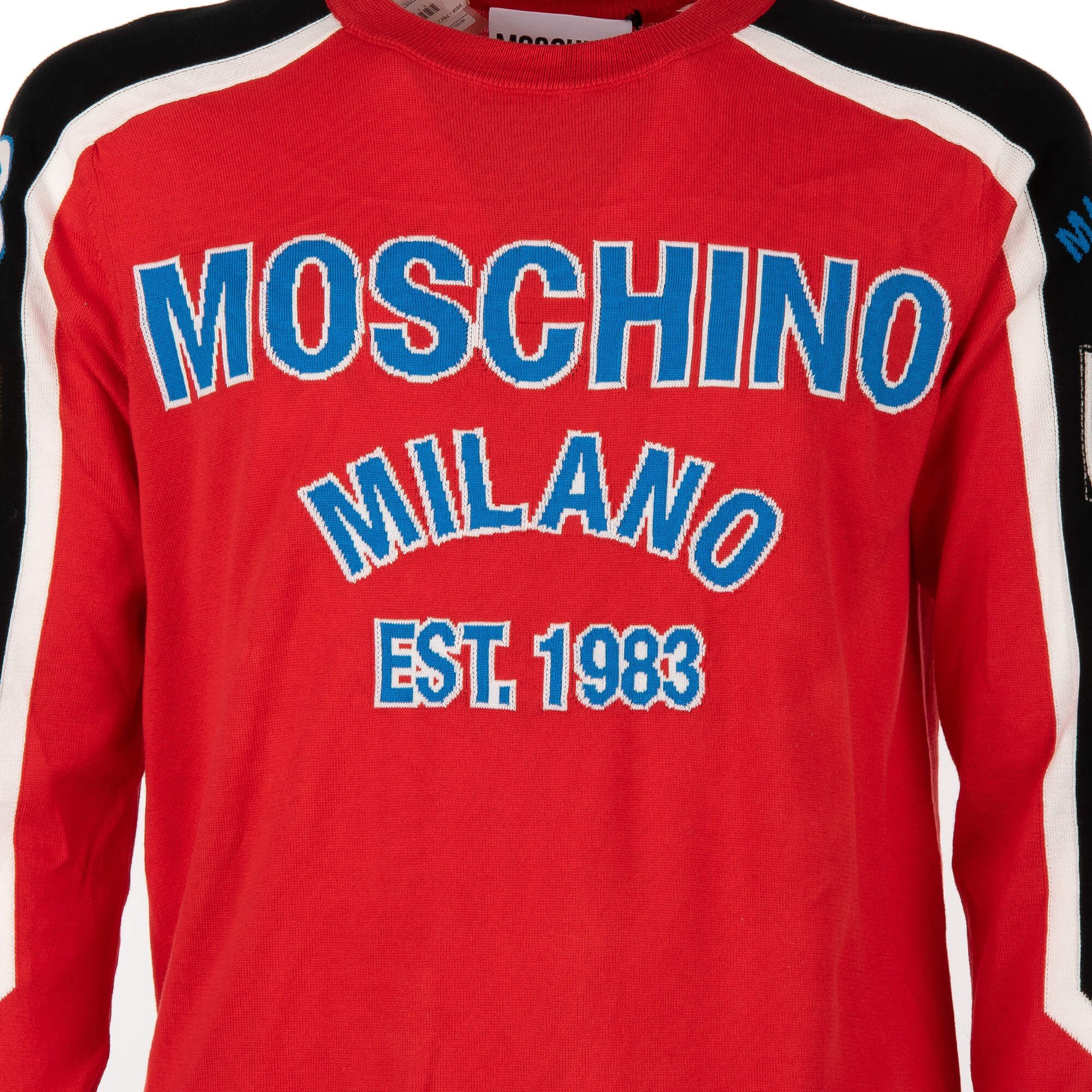 Moschino o1y0225 Logo Sweater in Multicolor Size US M / EU 48-50 / 2 - 4 Thumbnail