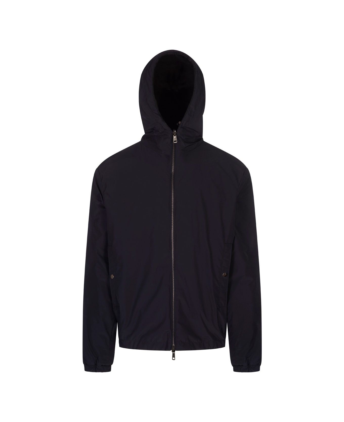 Moncler o1s22i1n1124 Reversible Suede Frejus Jacket in Blue Size US XXL / EU 58 / 5 - 3 Thumbnail