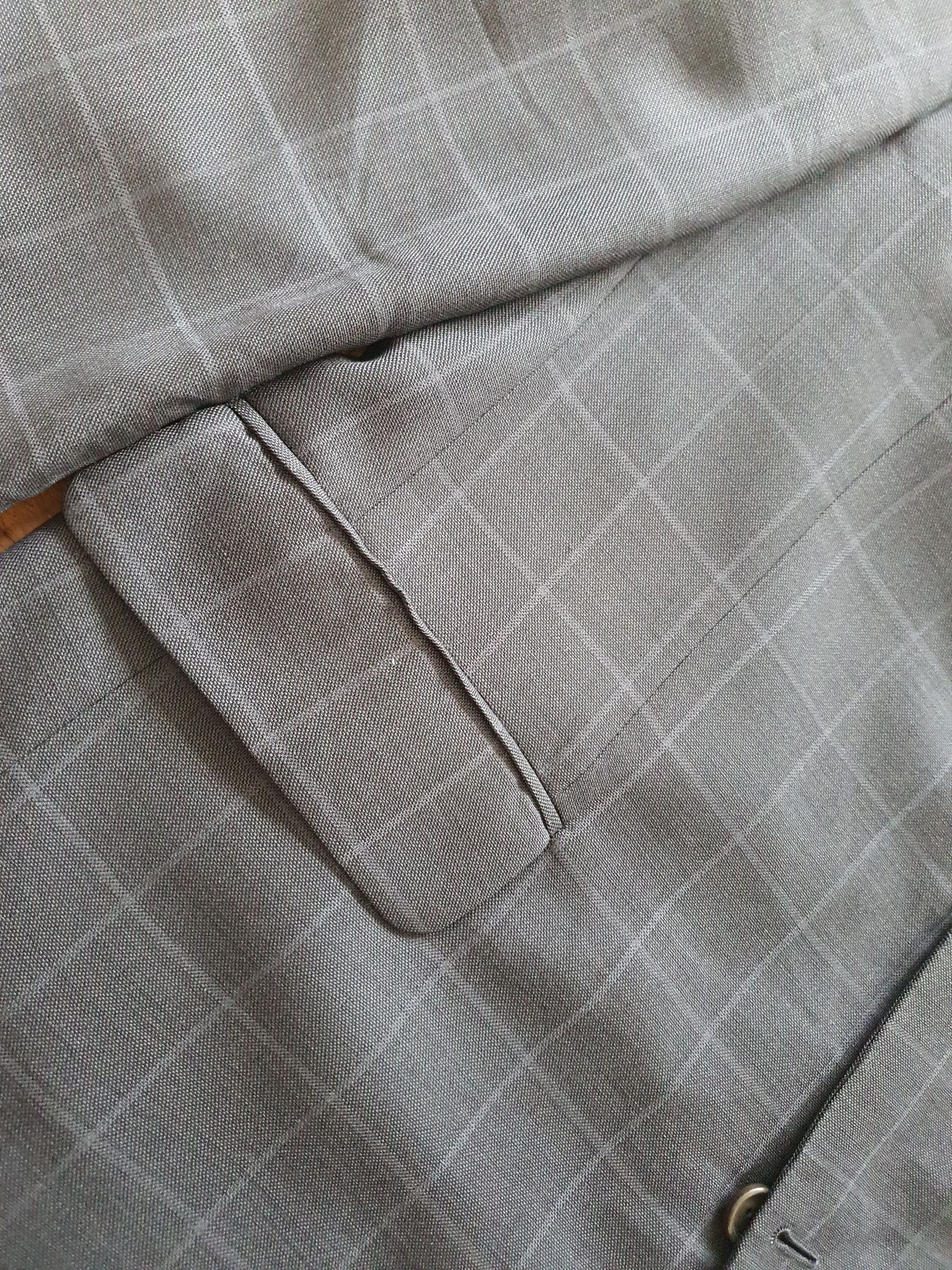 Balmain Vintage Blazer Sports Coat Jacket - Windowpane Size 46R - 11 Thumbnail