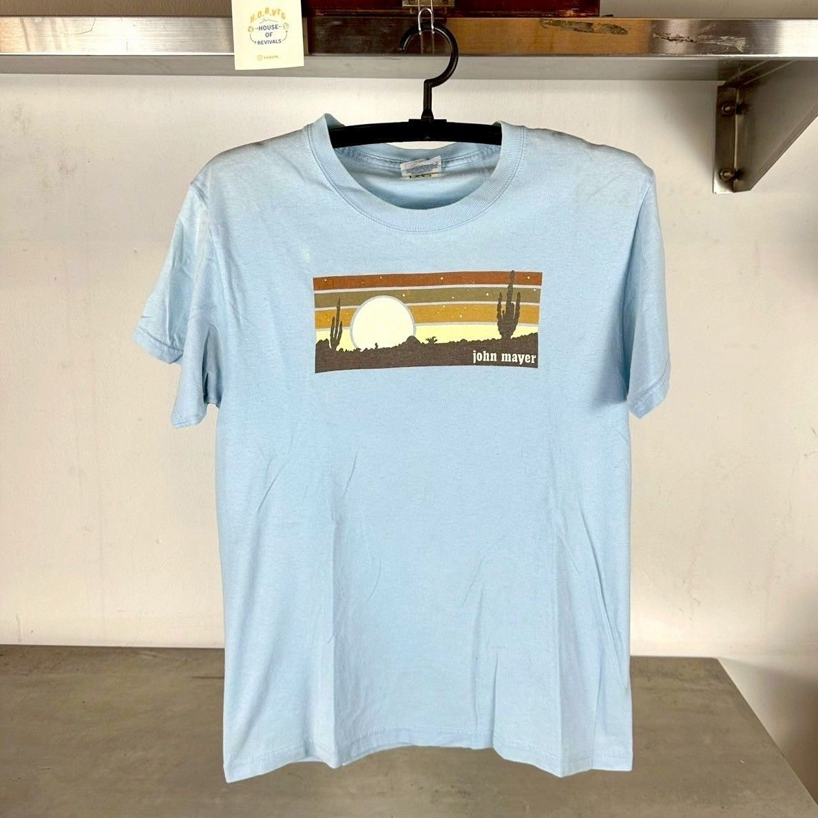Band Tees × Hanes × Vintage Vintage 2002 John Mayer Summer Tour Concert Promo T-shirt Size US S / EU 44-46 / 1 - 1 Thumbnail