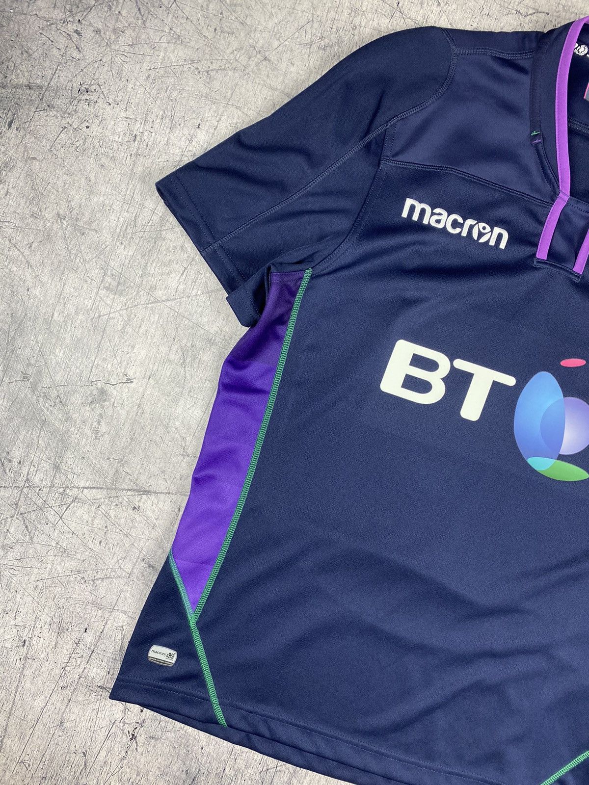 Other Macron Scotland Rugby Jersey Tee Rare Y2k Drill Hype Size US M / EU 48-50 / 2 - 3 Thumbnail
