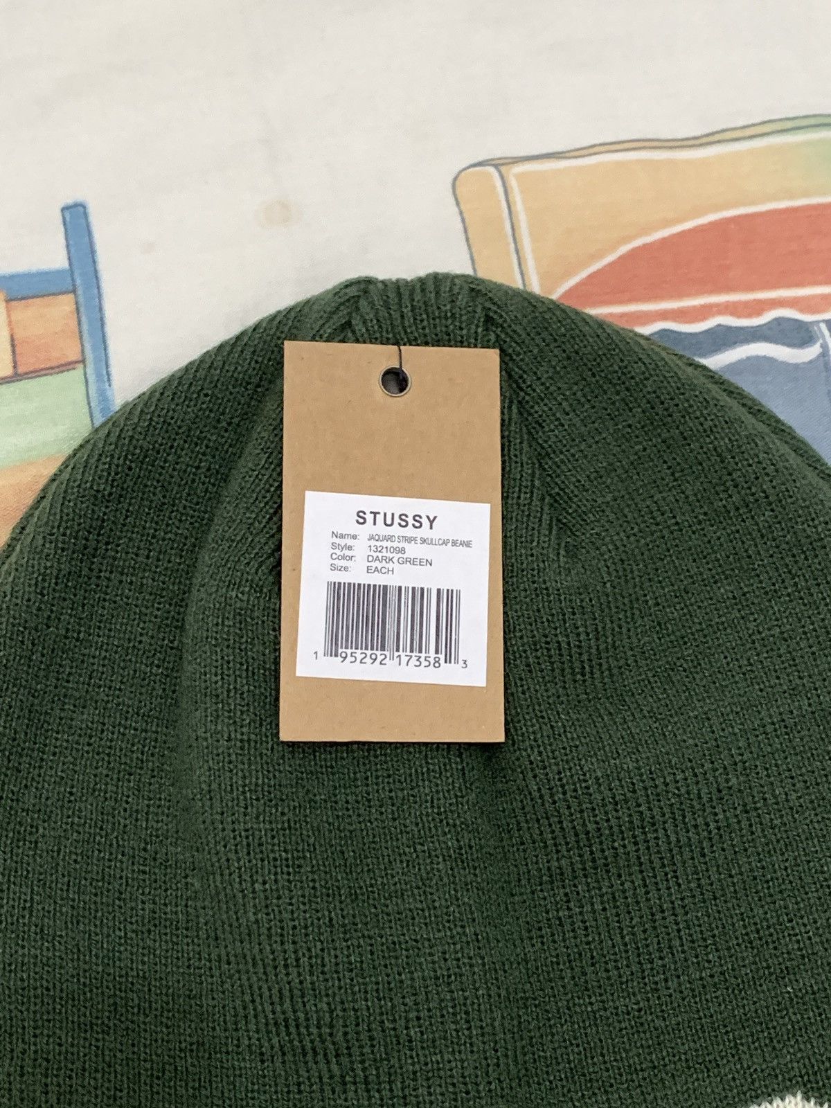 Stussy Stussy Jaquard Stripe beanie Size ONE SIZE - 3 Thumbnail