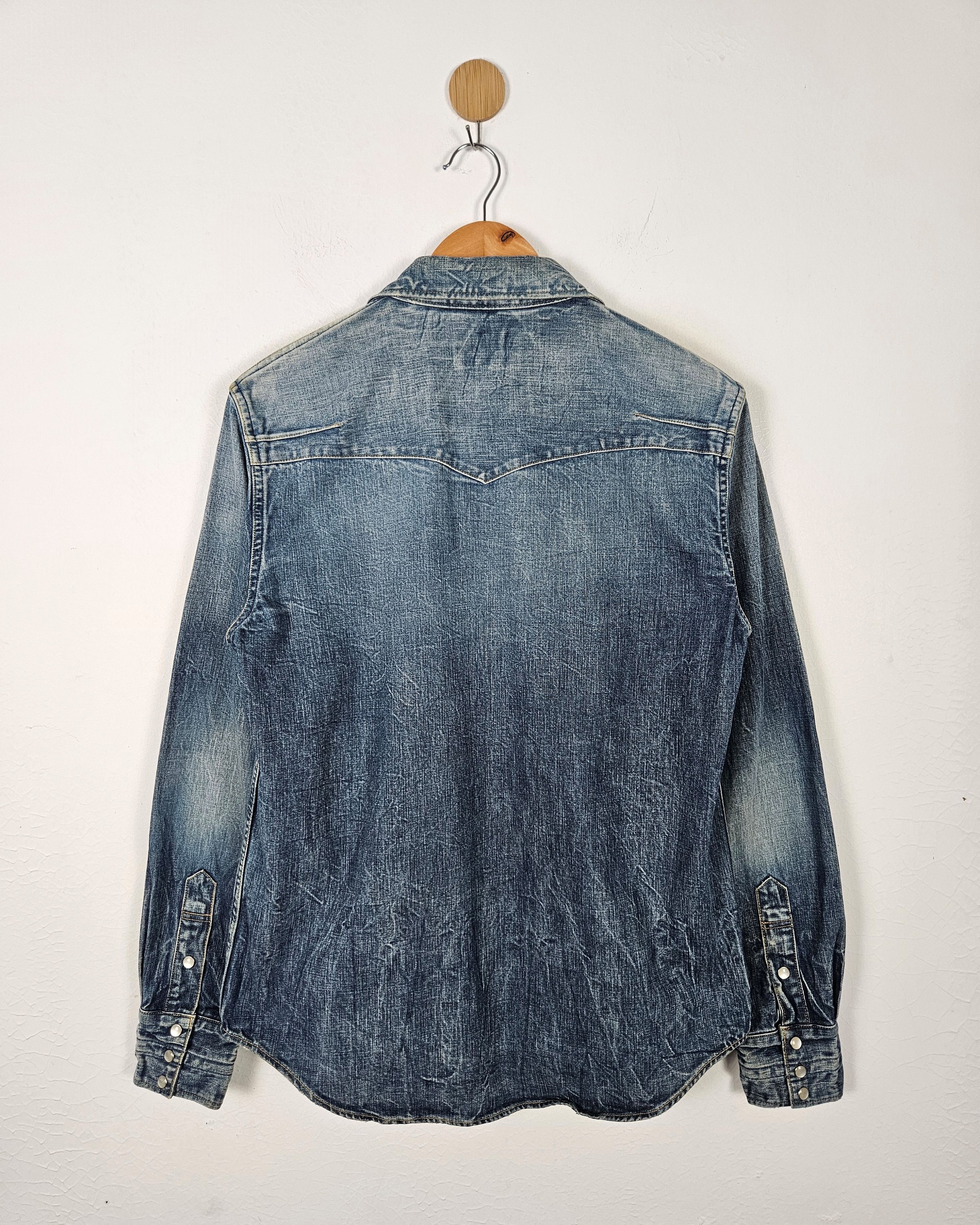Number (N)ine Number Nine Western Denim Jacket Size US M / EU 48-50 / 2 - 2 Thumbnail