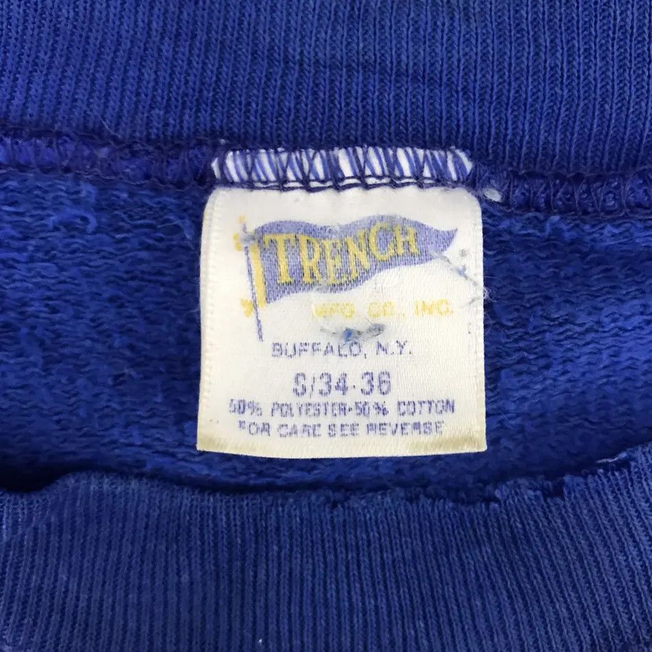 NHL Vintage 80s NEW YORK RANGERS Hockey NHL Usa Blue Sweatshirt Size US S / EU 44-46 / 1 - 4 Thumbnail