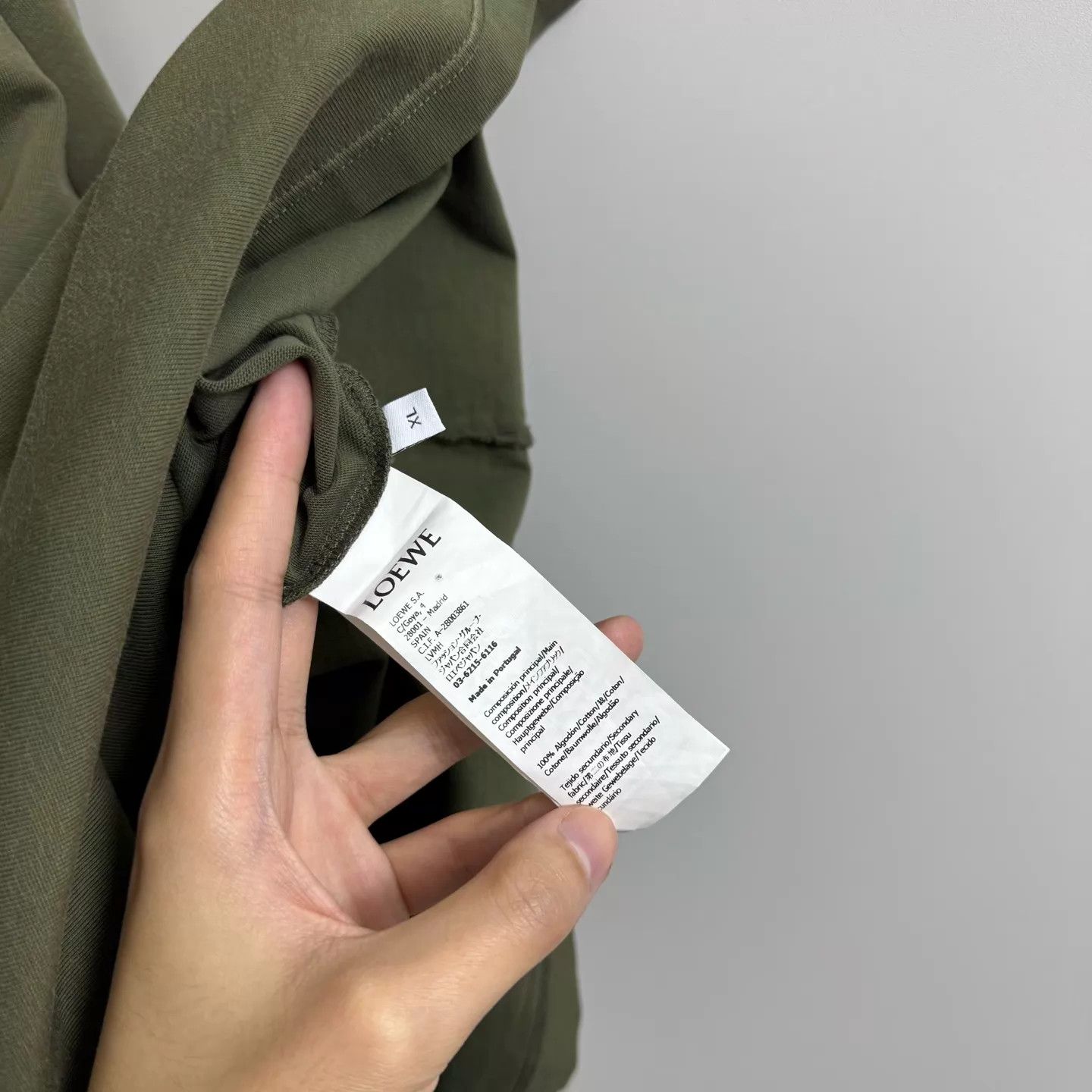 Loewe LOEWE SS26 Men's Green Short Sleeve XL 99 New Size US XL / EU 56 / 4 - 3 Thumbnail