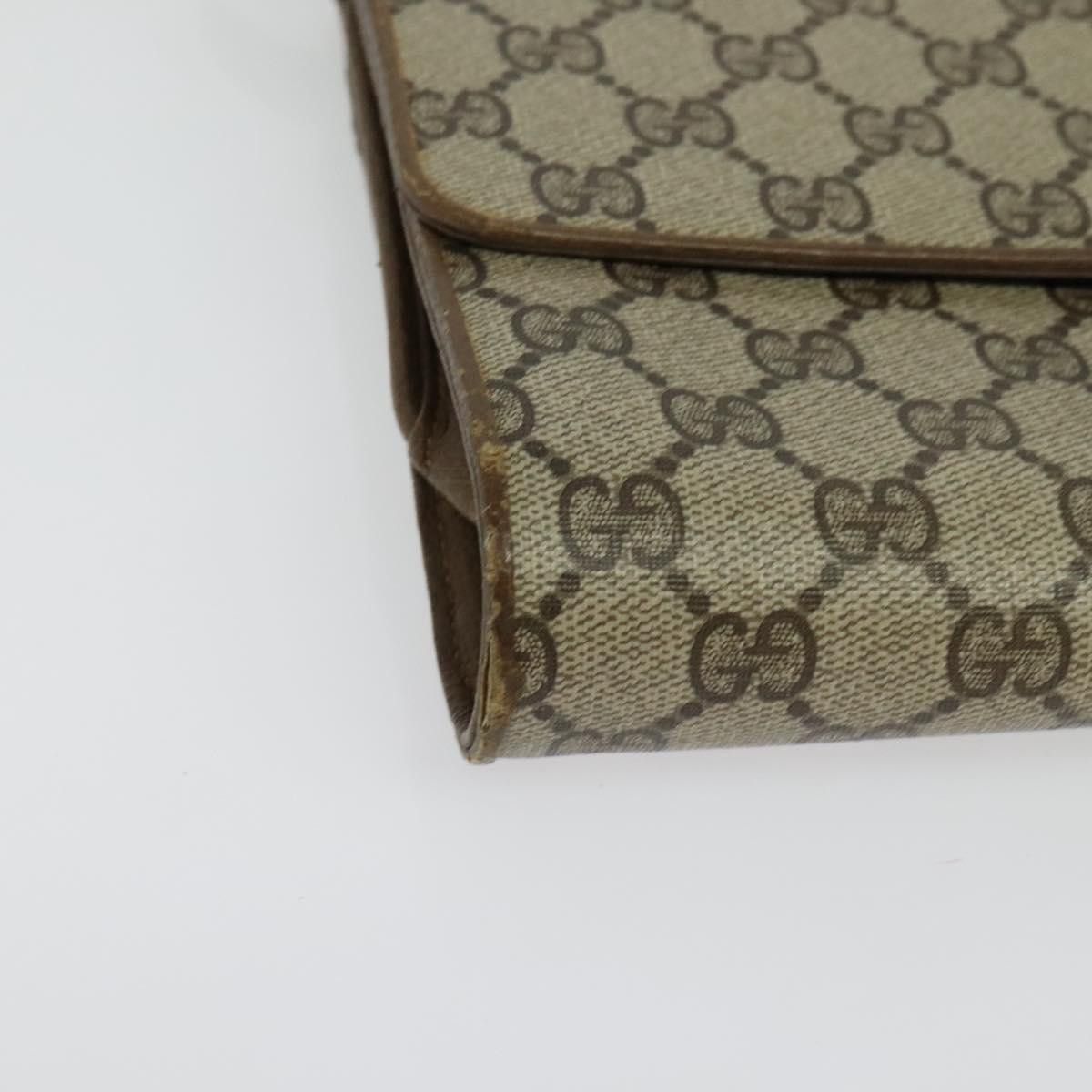 Gucci GUCCI GG Supreme Shoulder Bag Pvc Beige Gold 94 02 050 Size ONE SIZE - 10 Thumbnail