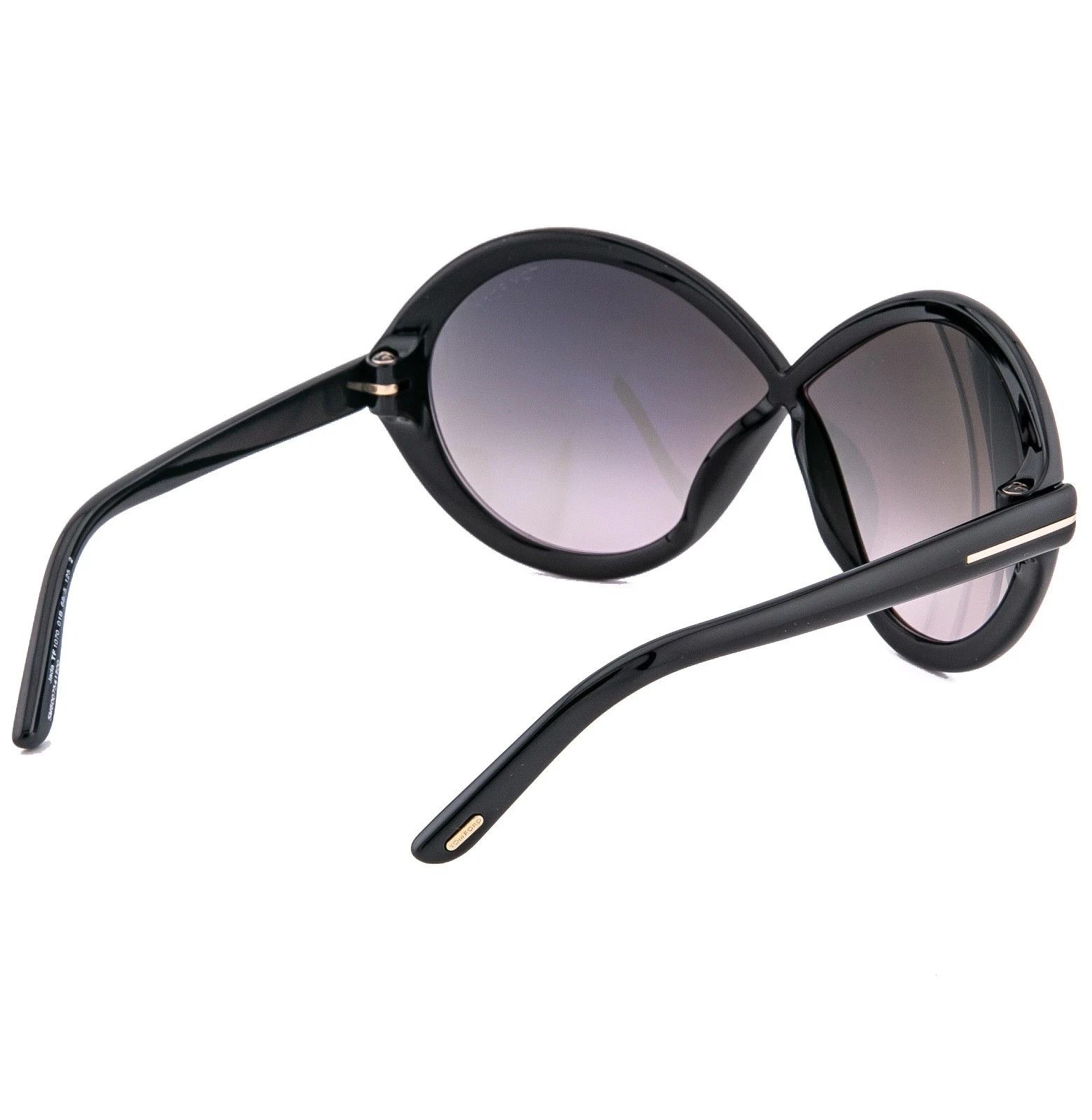 Tom Ford TOM FORD JADA TF1070 01B Black Wrap Sunglass 1070 FT1070 Size ONE SIZE - 5 Thumbnail