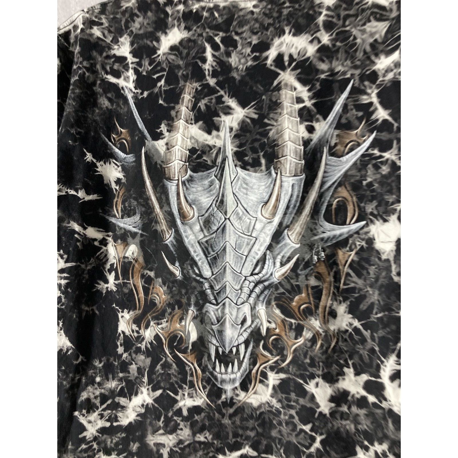 Japanese Brand × Vintage Vintage Full Print Dragon Tee Wild 90s T-Shirt Retro Size US M / EU 48-50 / 2 - 5 Thumbnail