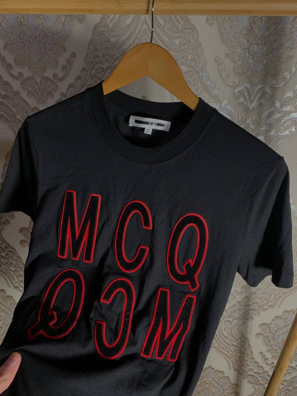 Alexander McQueen × Vintage ALEXANDER MCQUEEN T-SHIRT BIG LOGO ITALIAN DESIGNER LUXURY Size US XS / EU 42 / 0 - 4 Thumbnail