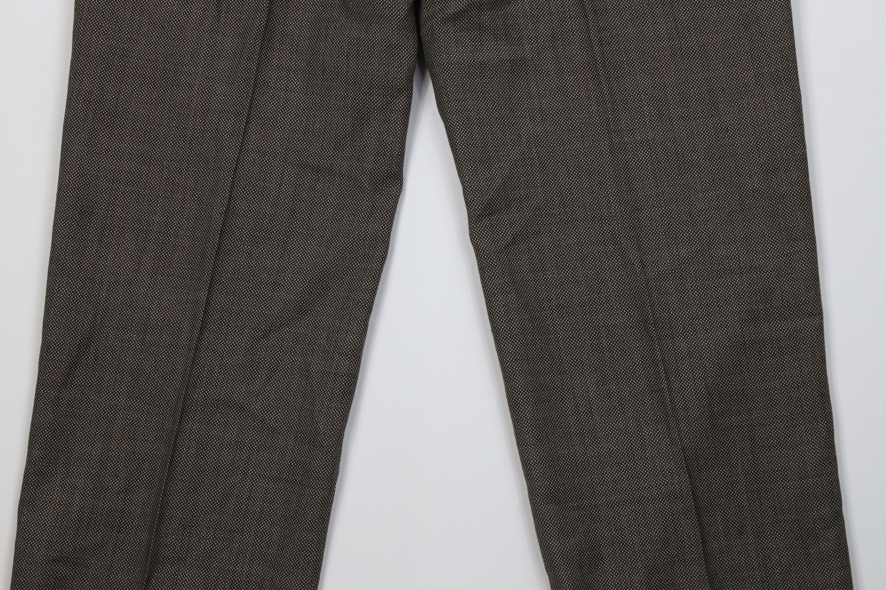 Vintage Vintage 70s Streetwear Knit Wide Leg Chino Pants Brown USA Size US 36 / EU 52 - 8 Thumbnail