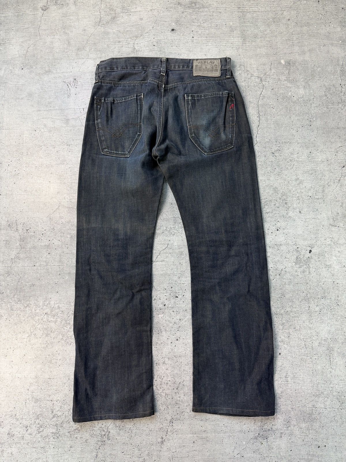Replay Vintage Y2K Replay Jeans Washed Faded streetwear size 30 Size US 30 / EU 46 - 2 Thumbnail