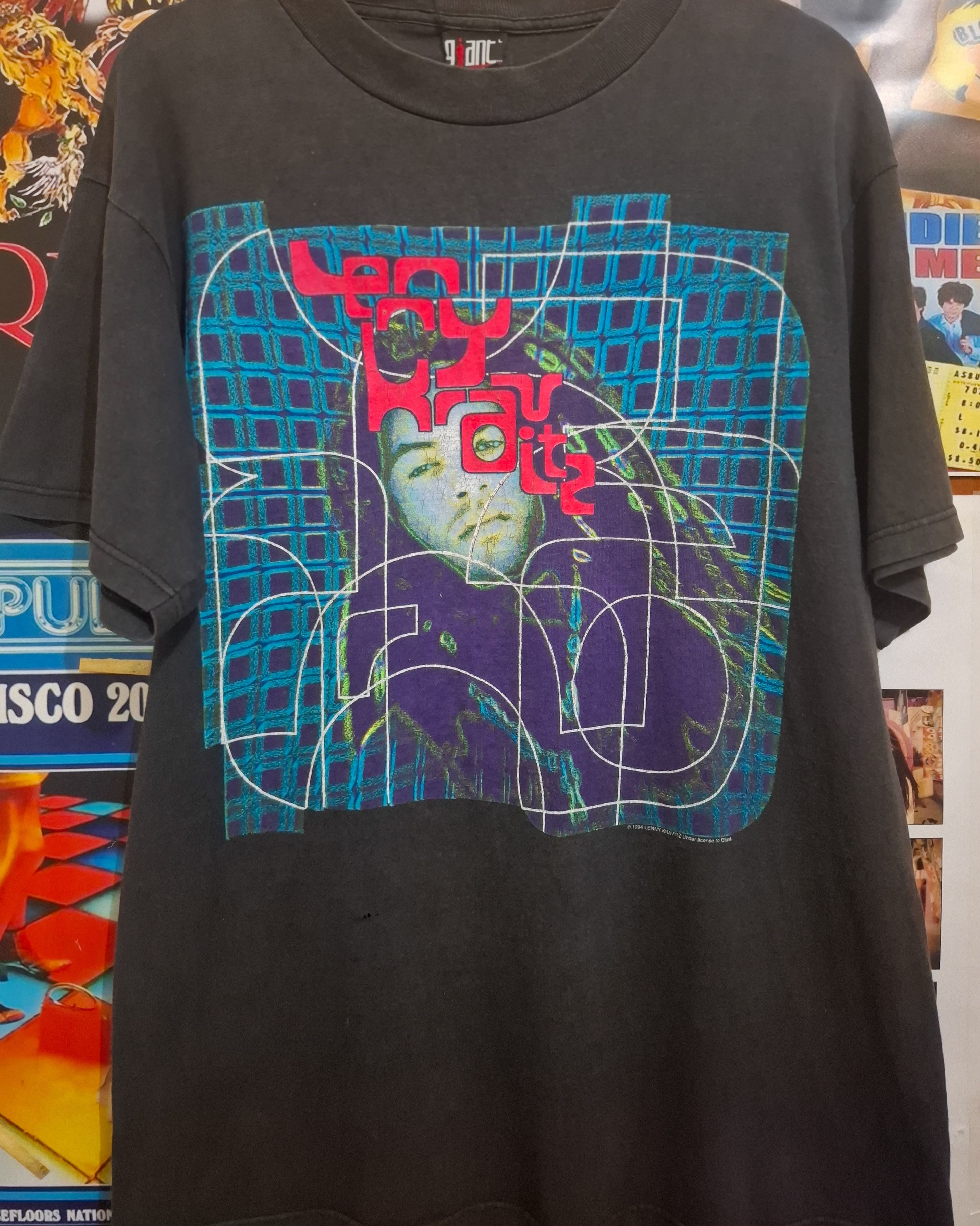 Giant RARE Lenny Kravitz 1994 Size US L / EU 52-54 / 3 - 5 Thumbnail