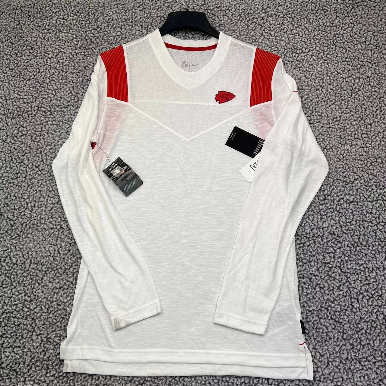 Nike Kansas City Chiefs Shirt Men Nike Dri-Fit NFL Long Sleeve M Size US M / EU 48-50 / 2 - 1 Thumbnail