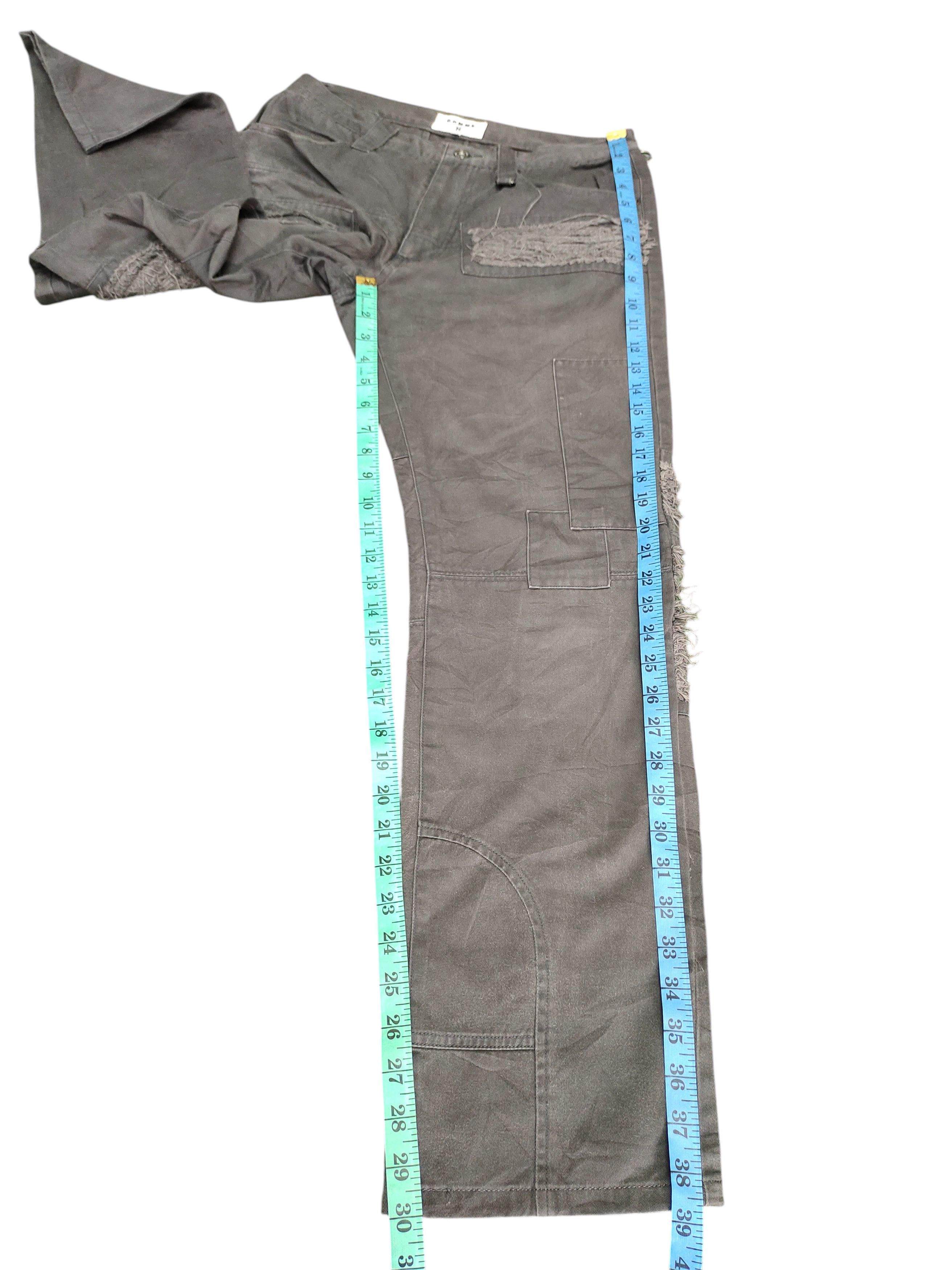 Yohji Yamamoto Gomme Homme By Yohji Yamamoto Patchwork Trouser Pants Size US 30 / EU 46 - 14 Thumbnail