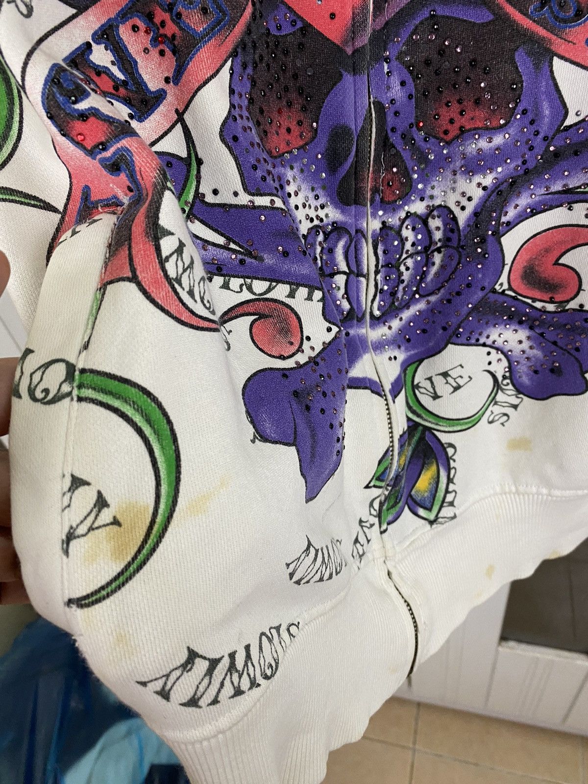 Ed Hardy × Vintage Vintage Ed Hardy By Christian Audigier Hoodies Size US M / EU 48-50 / 2 - 13 Thumbnail
