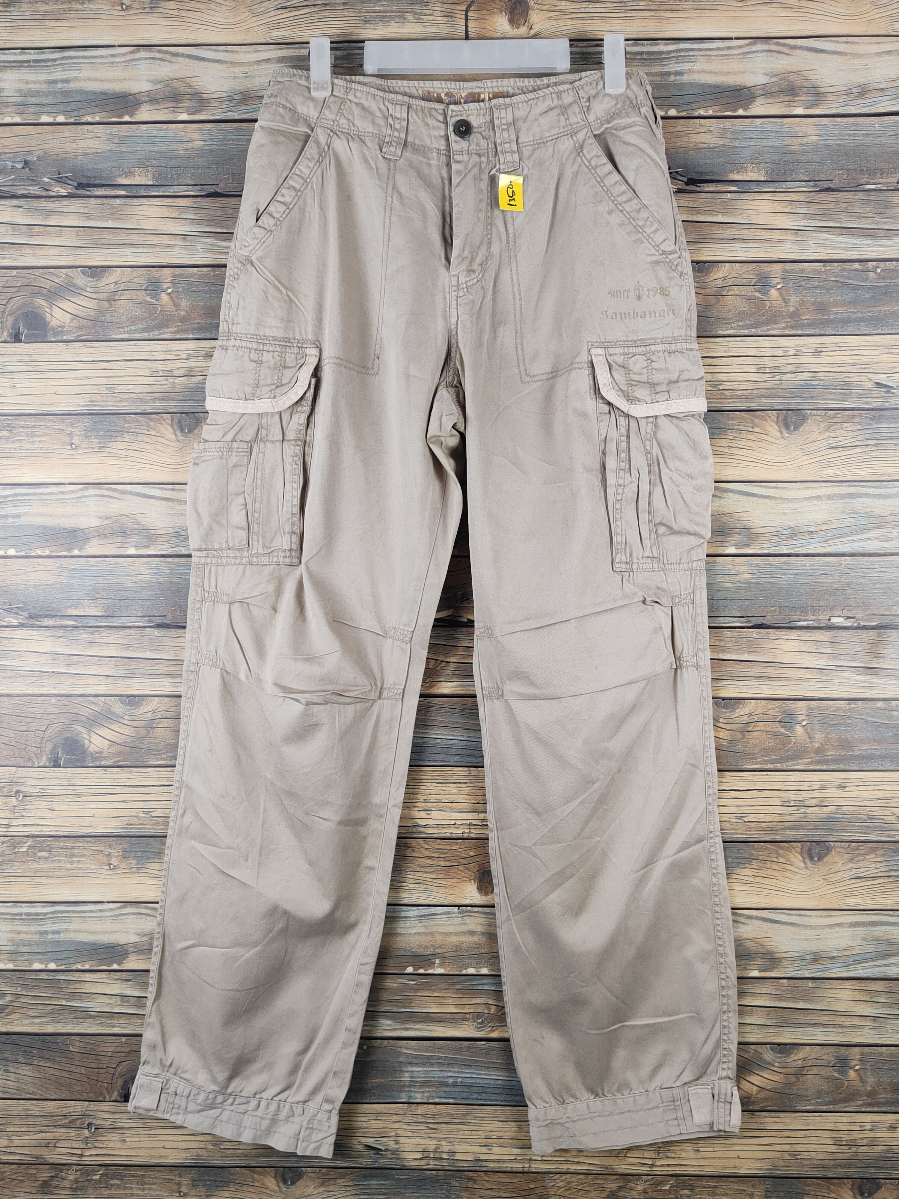 Japanese Brand DL JB a Few Ivory Multipocket Tactical Cargo Pants #1350 Size US 30 / EU 46 - 1 Thumbnail