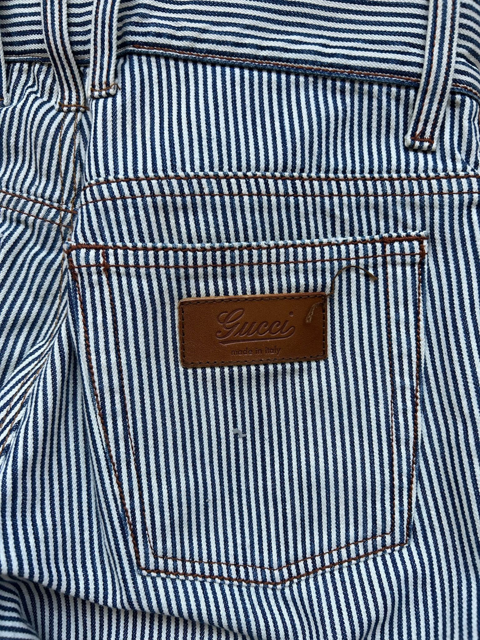 Gucci Gucci Striped Cotton Bottoms Size US 27 - 4 Thumbnail