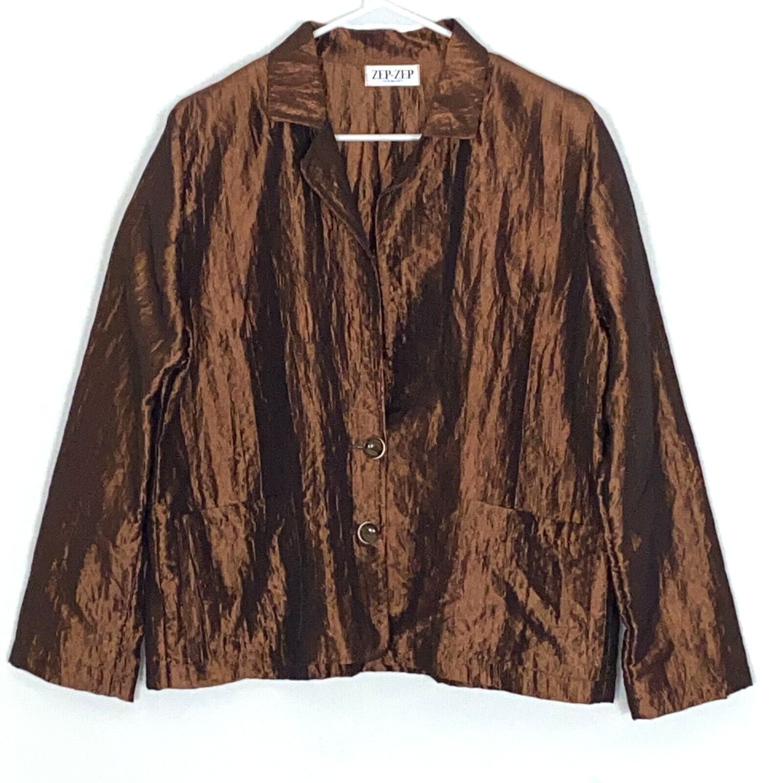 Other Zep Zep Jacket Womens Size Large Copper Lightweight Germany Size L / US 10 / IT 46 - 1 Thumbnail