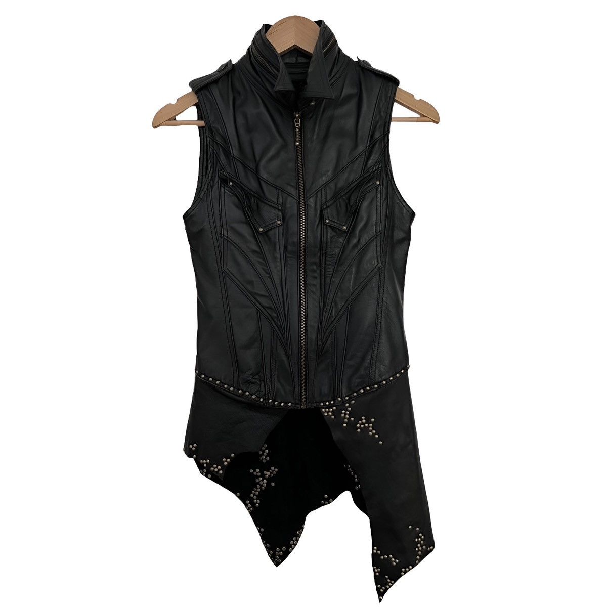 14th Addiction 14th addiction Wild heart goat leather vest