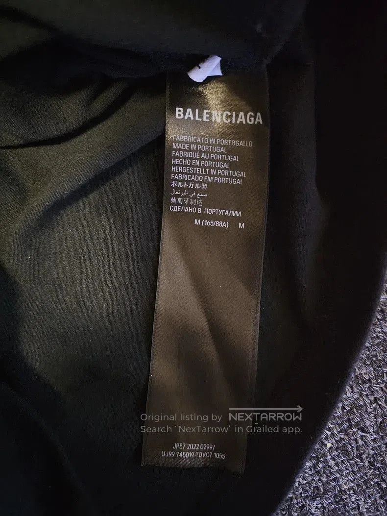 Balenciaga Balenciaga Women's Black Graffiti T. Size US M / EU 48-50 / 2 - 6 Thumbnail