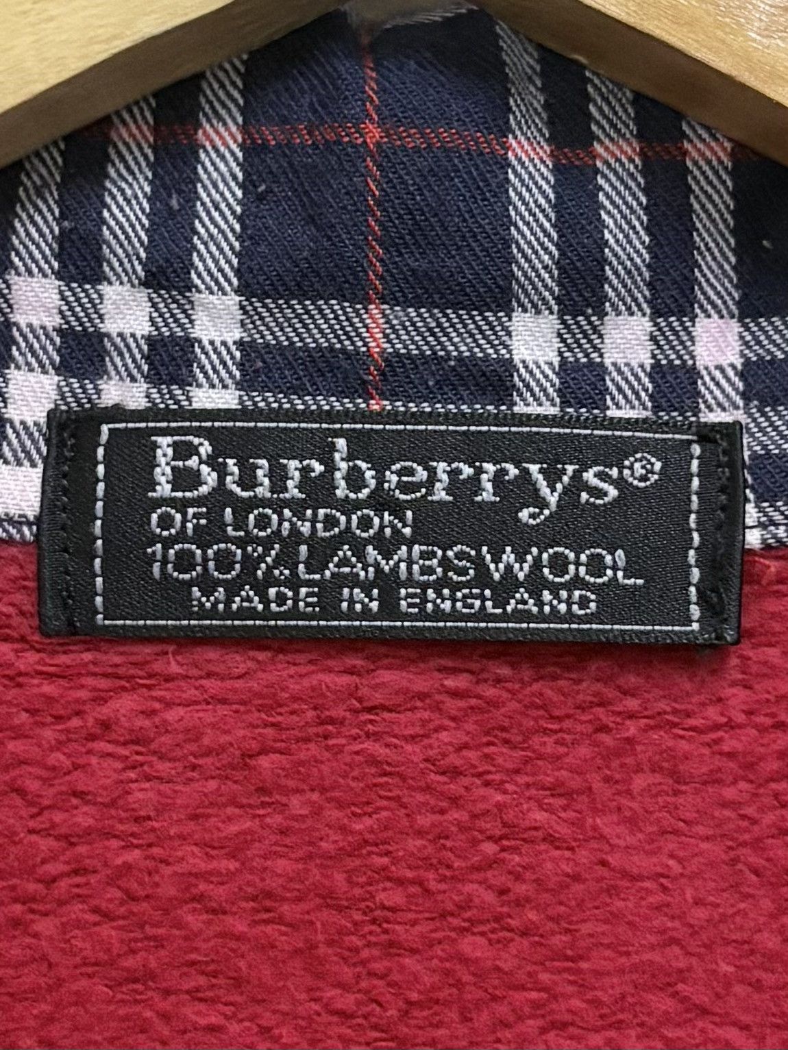 Burberry Vintage 90's Burberry of London Check Collar Halfzipper Size US M / EU 48-50 / 2 - 9 Thumbnail