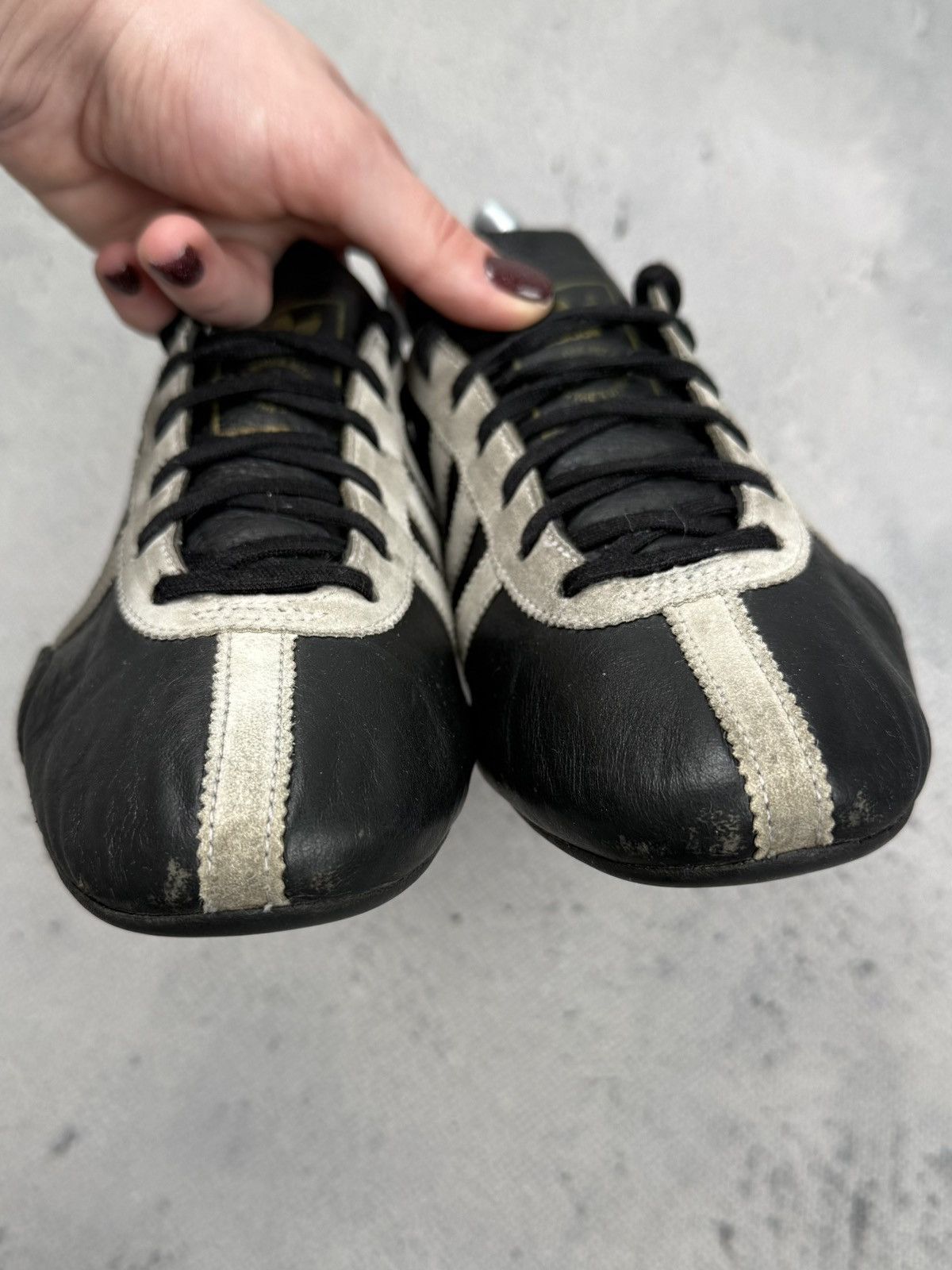 Adidas Adidas Melbourne Up There City Series Black Leather Sneakers Size US 6.5 / IT 36.5 - 6 Thumbnail